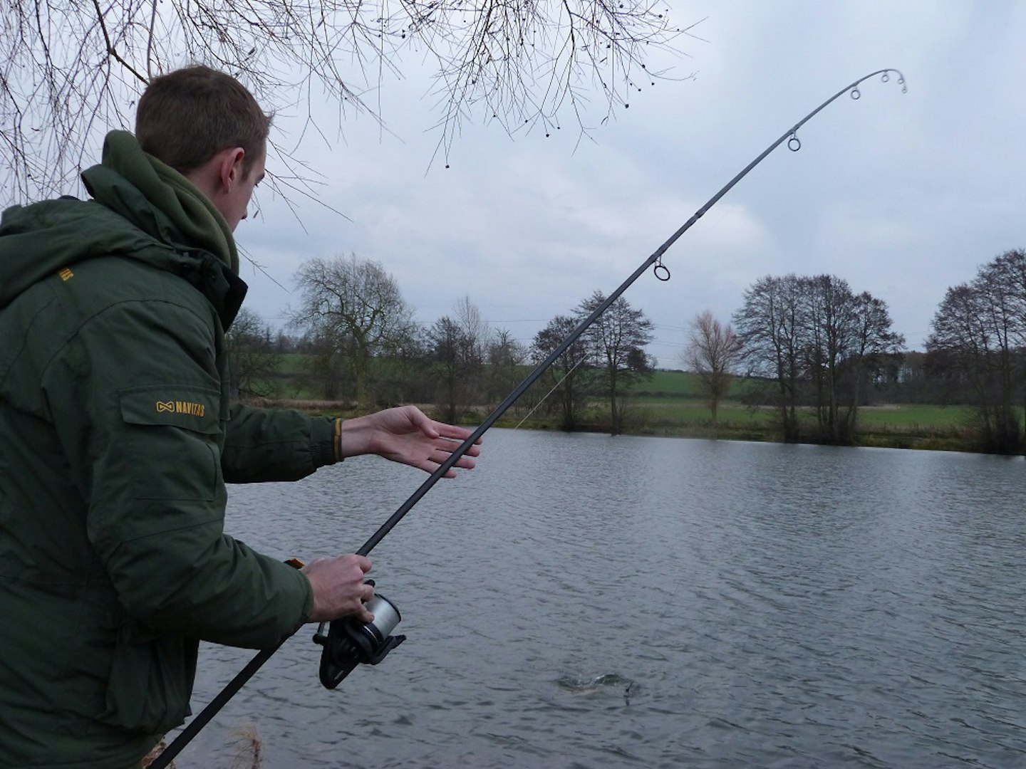 Winter action on peg 14