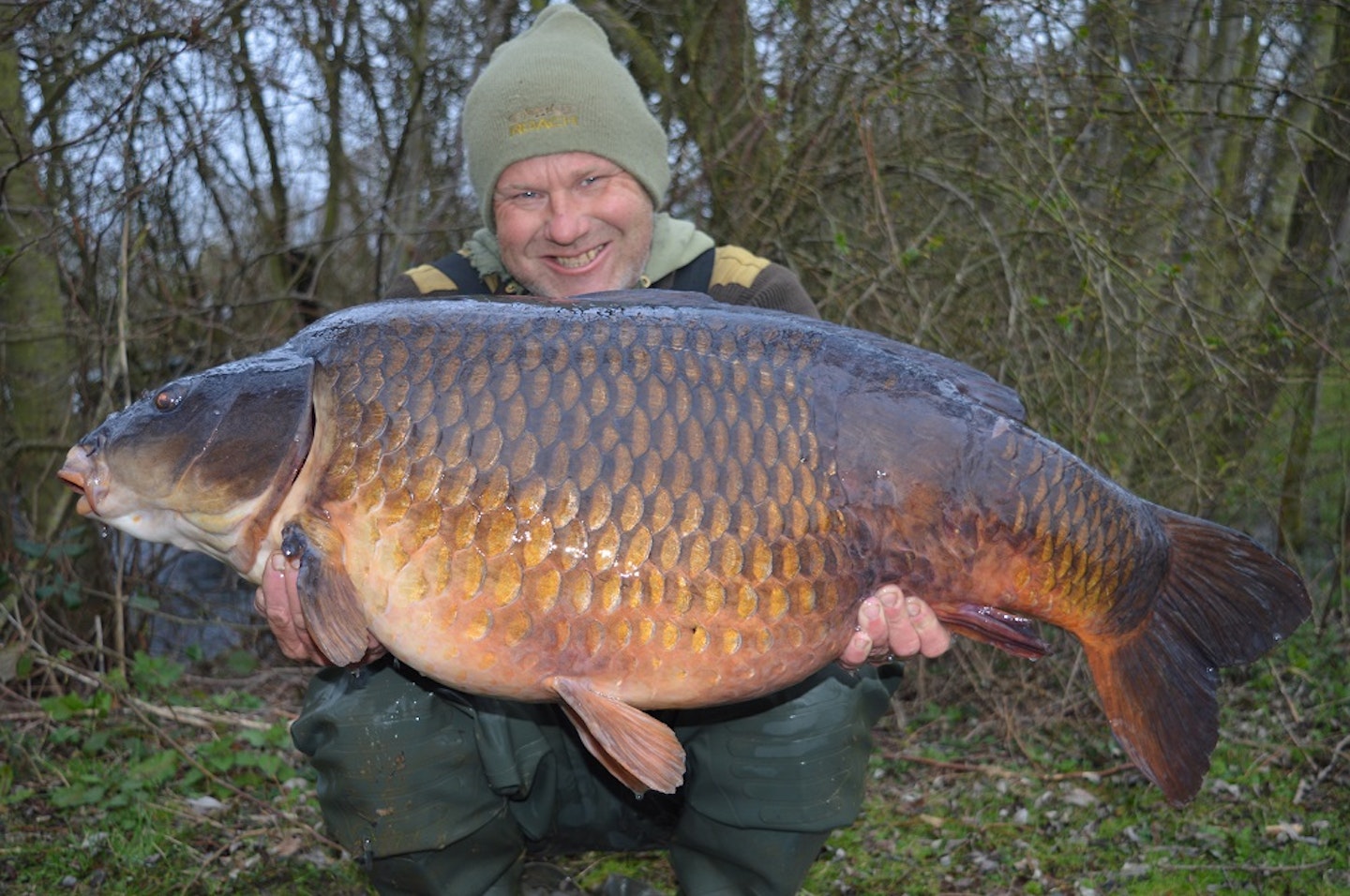 Gary Denniss with 'Patch' at 42lb 12oz