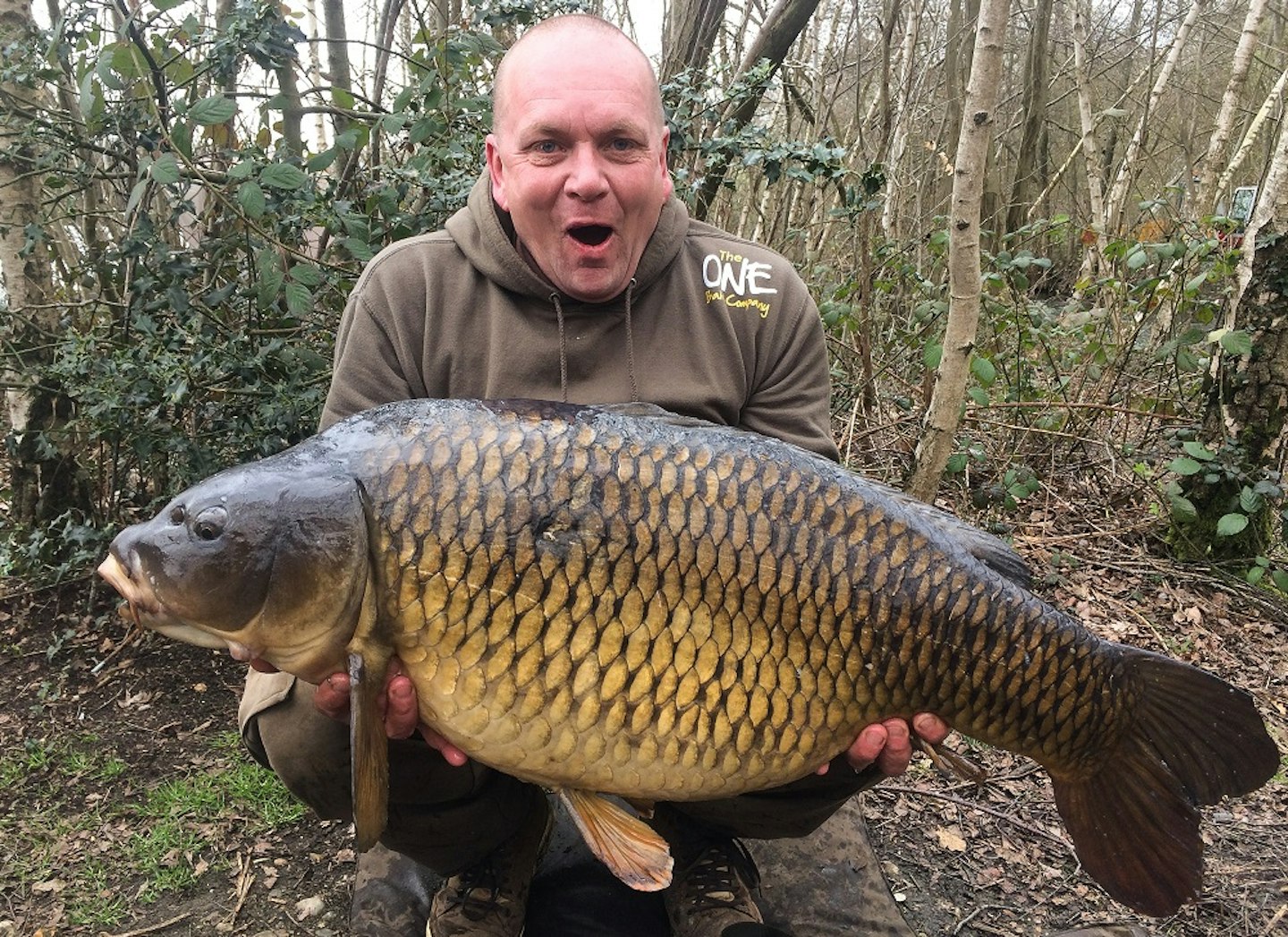 No wonder Paul White is shocked at this 43lb common