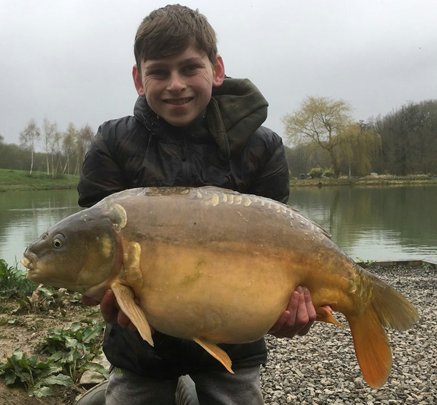 A 23lb mirror for Scott Cook