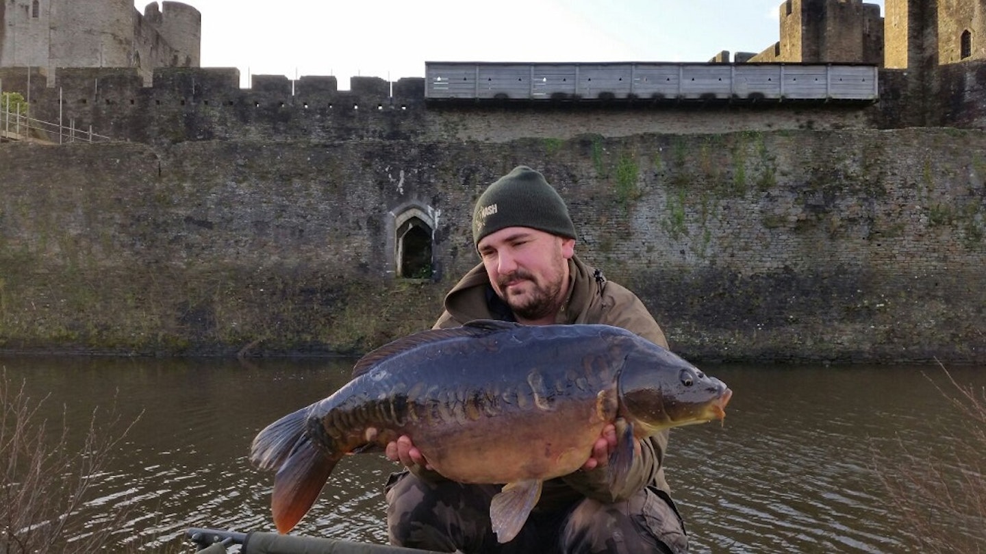 Andrew Riste with a Caerphilly cracker