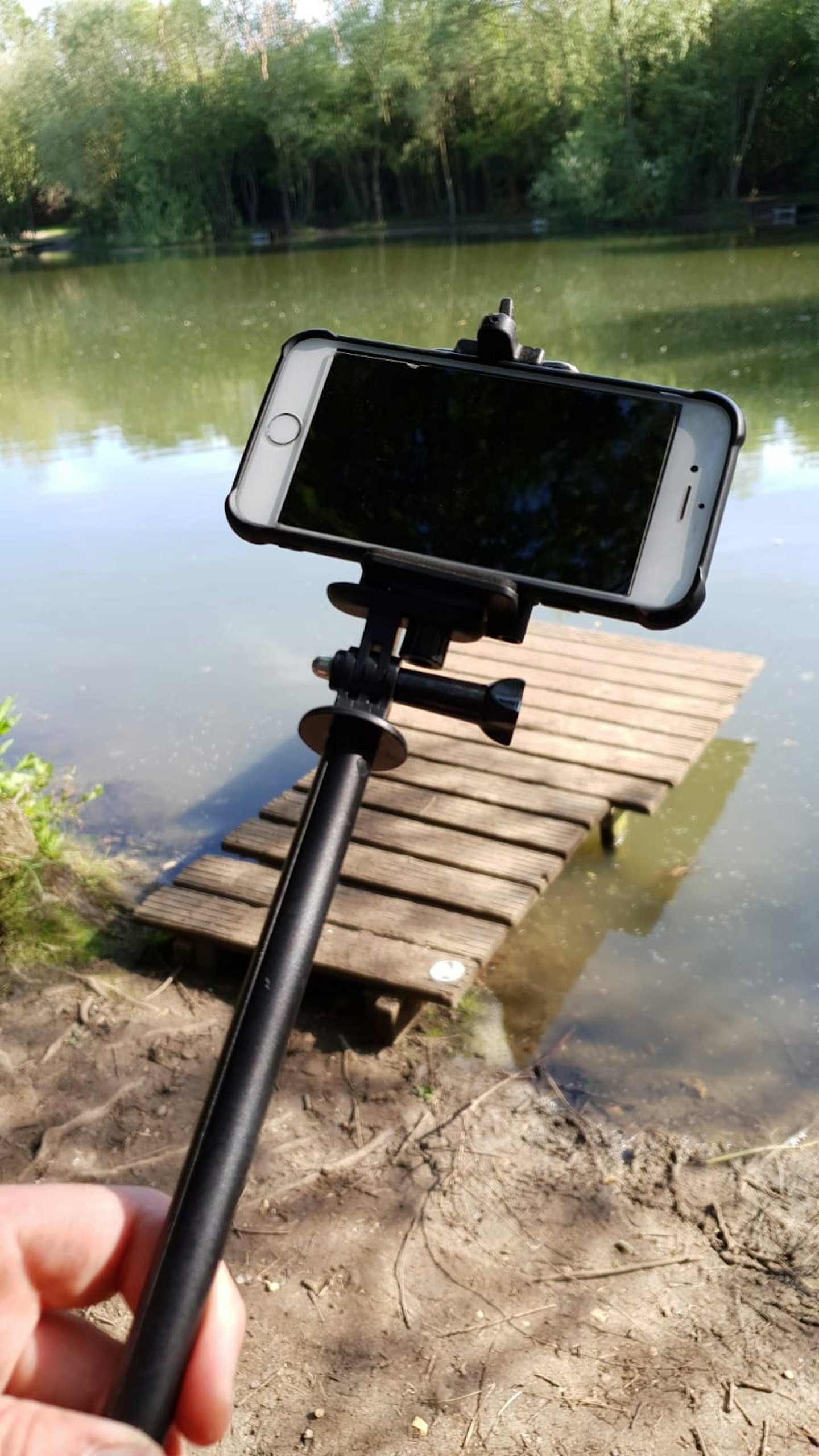 Carp Fishing Rod Bracket For Phone Bank Stick Camera Adapter Mobile Phone  Holder