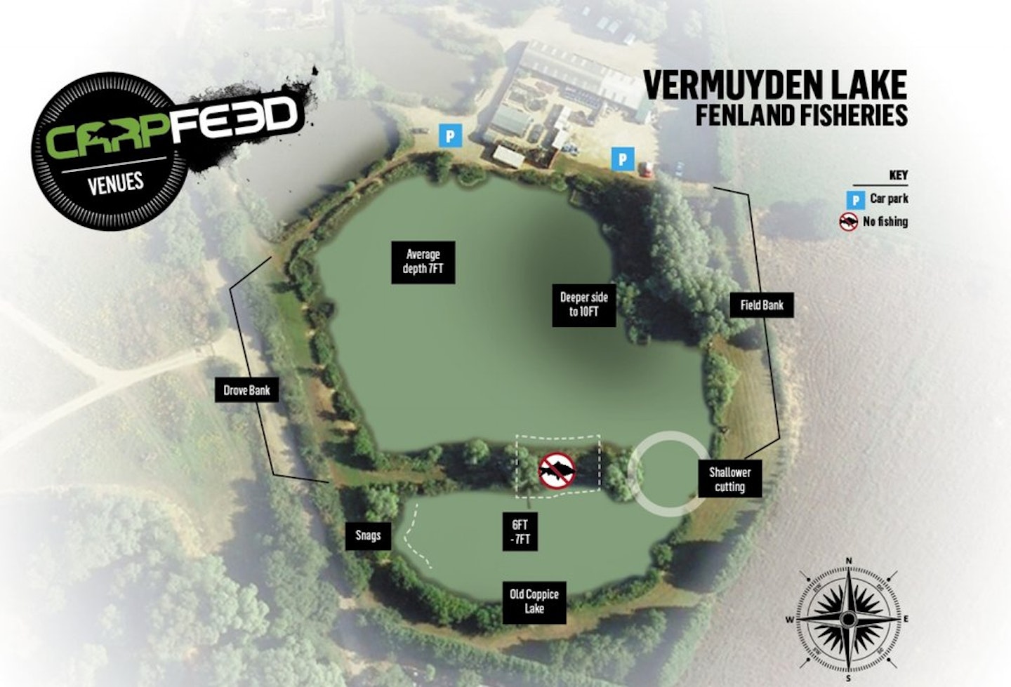 Vermuyden Lake Map