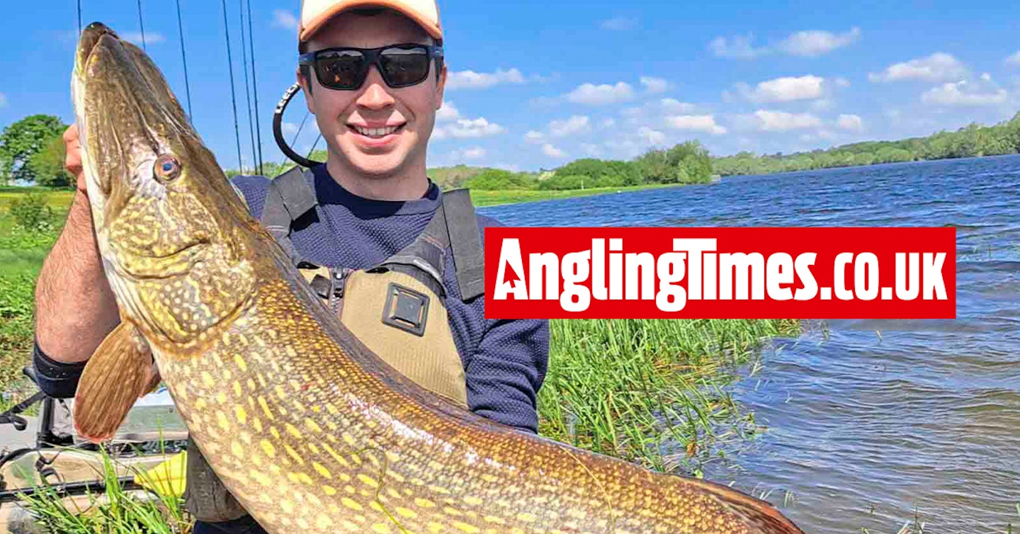 Monster pike caught...from a kayak!
