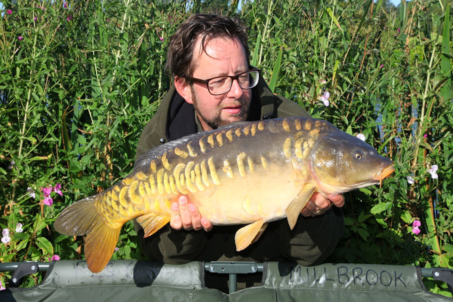 Martin Bowler with a pretty mirror