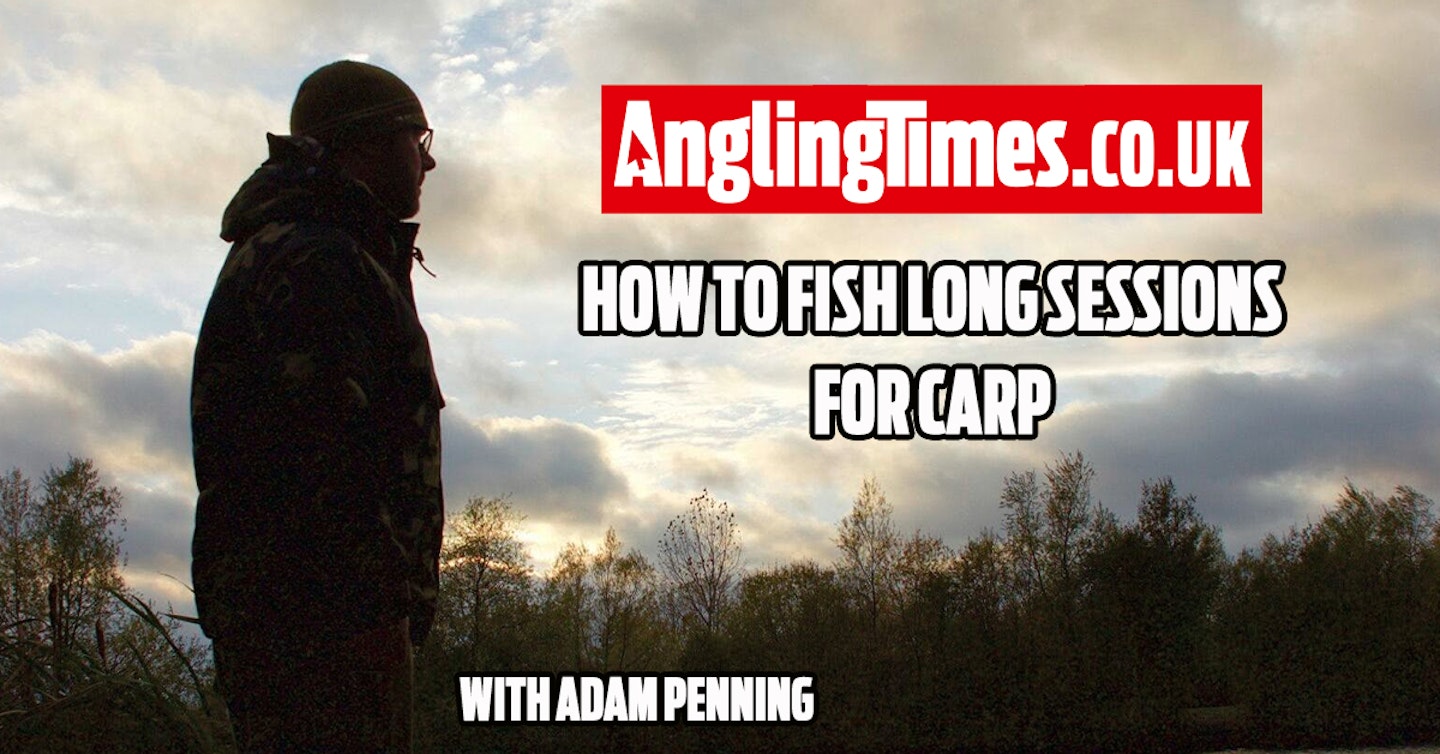How to fish long holiday and booking sessions for carp - Adam Penning