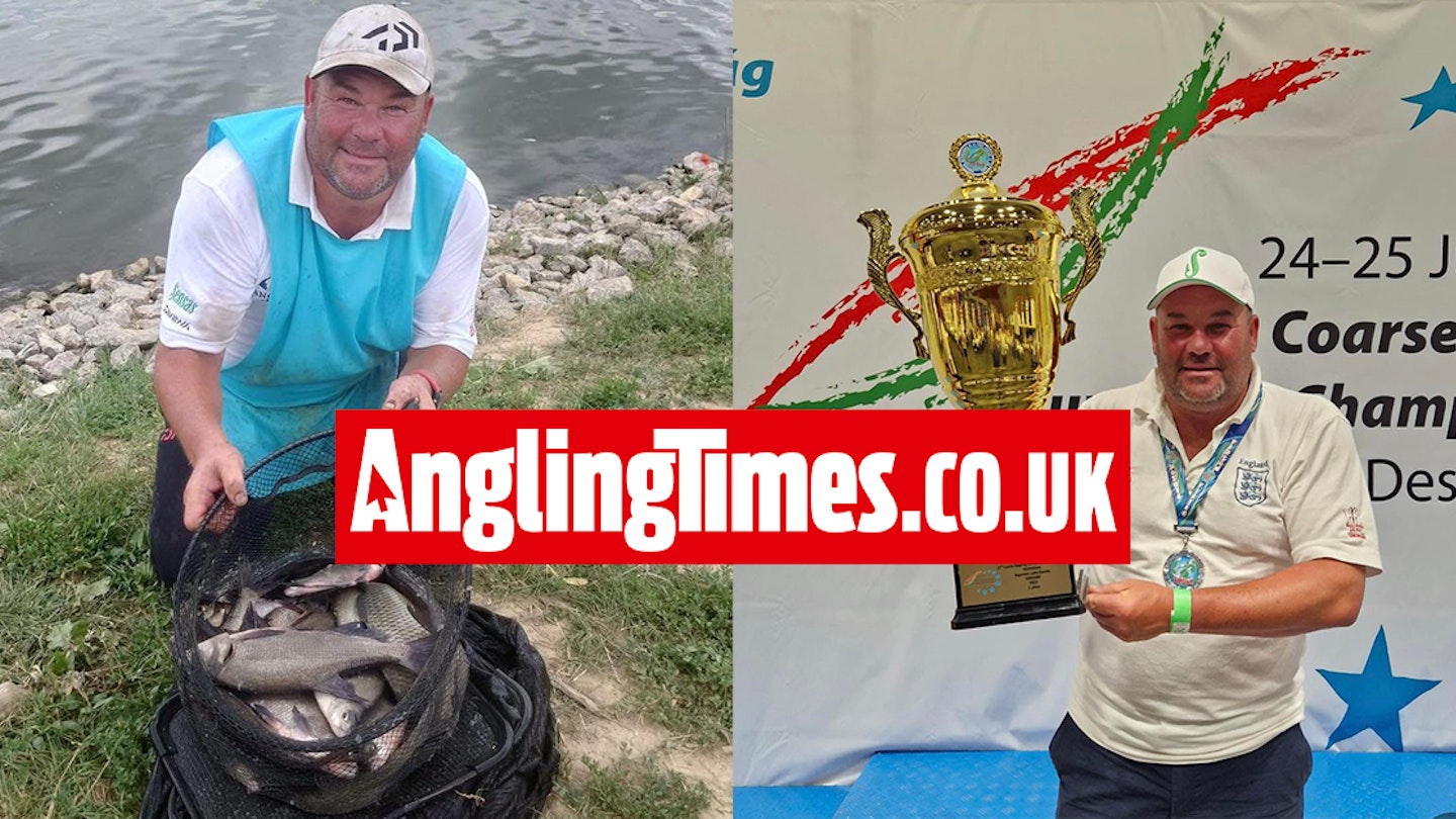 Silver for Raison as England just miss team medal in European Coarse Angling Championships