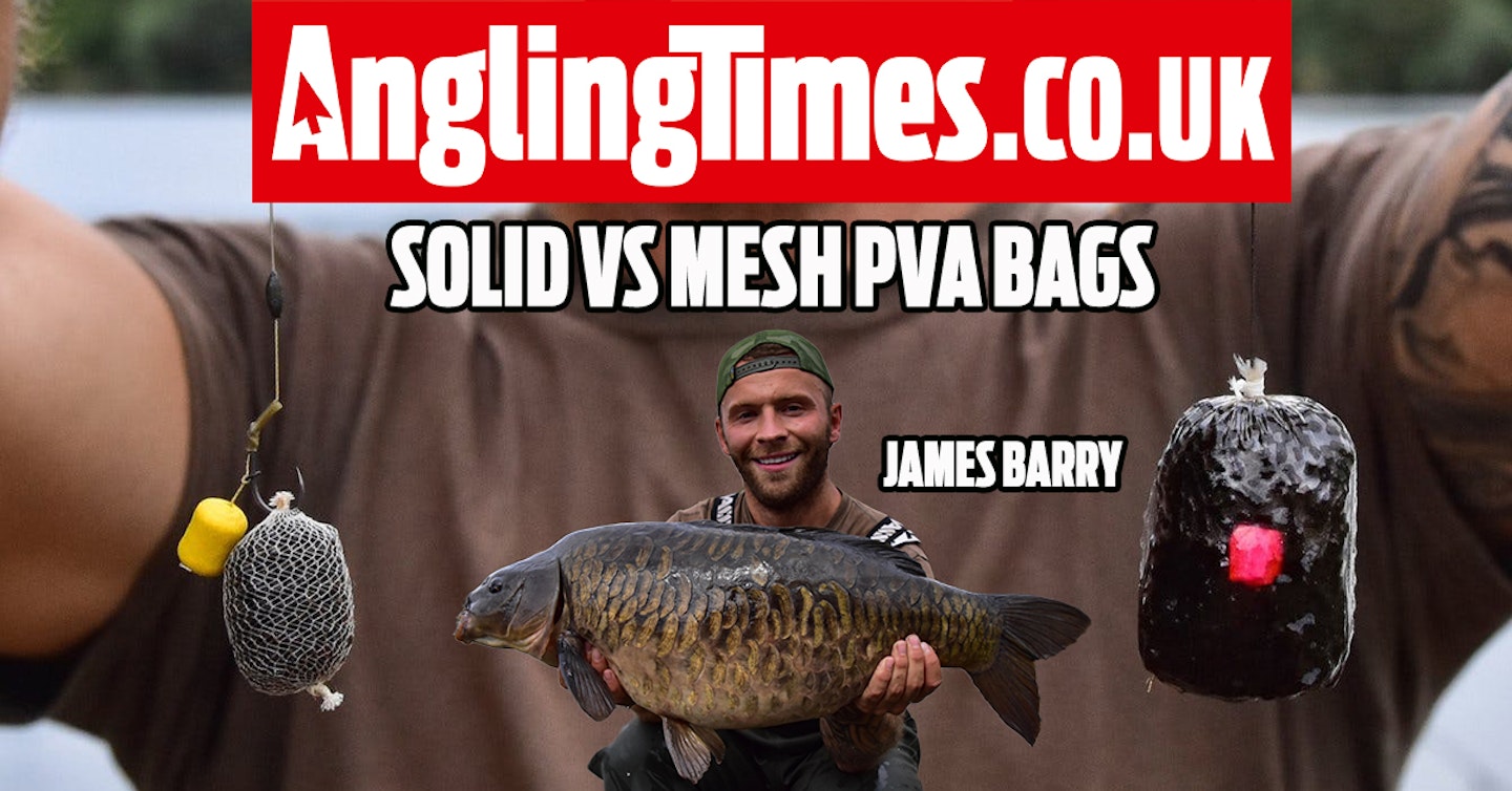 Solid Vs mesh PVA bags for carp fishing - James Barry
