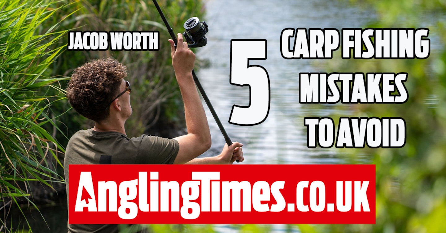 5 Carp fishing mistakes to avoid at all costs!