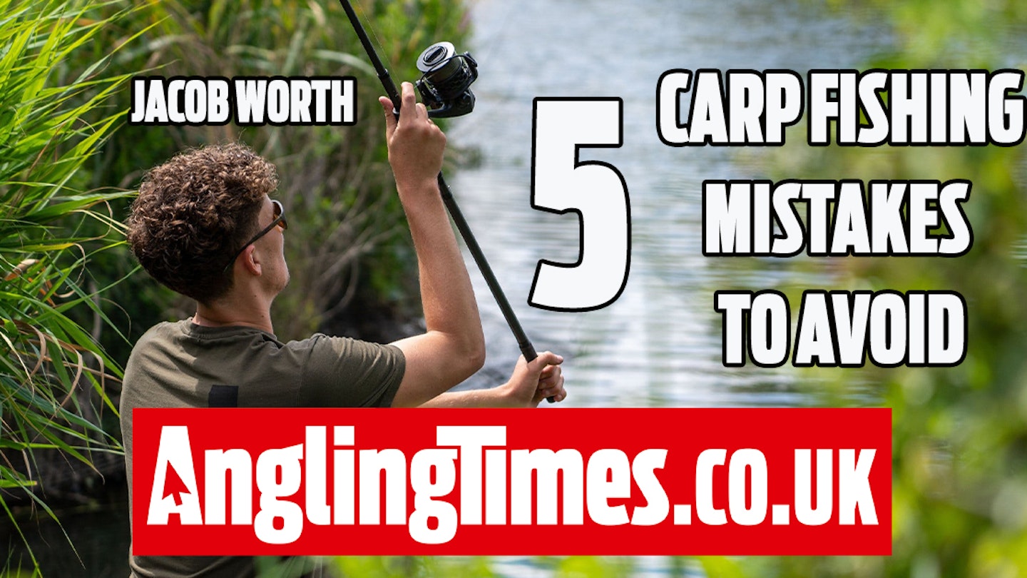 5 Carp fishing mistakes to avoid at all costs!