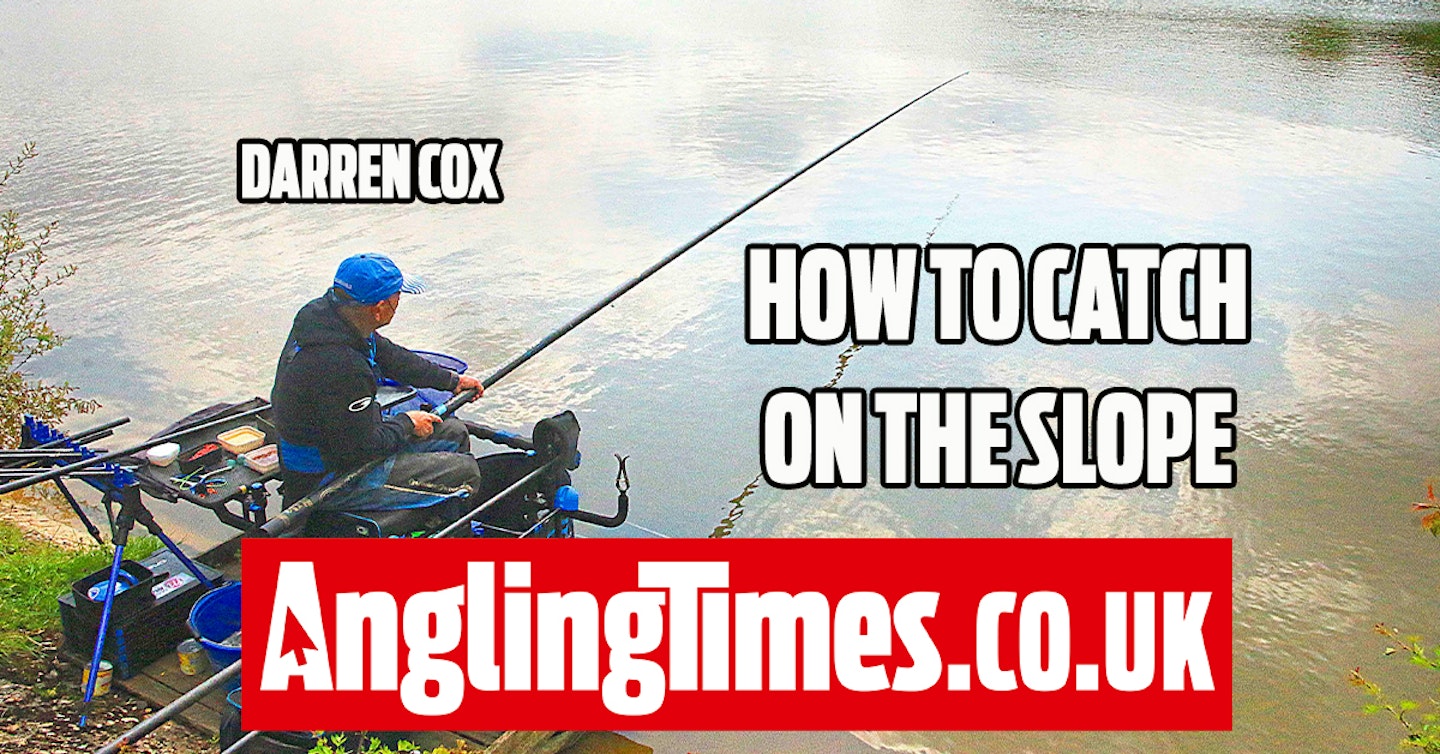 How to catch fish on a sloping lakebed