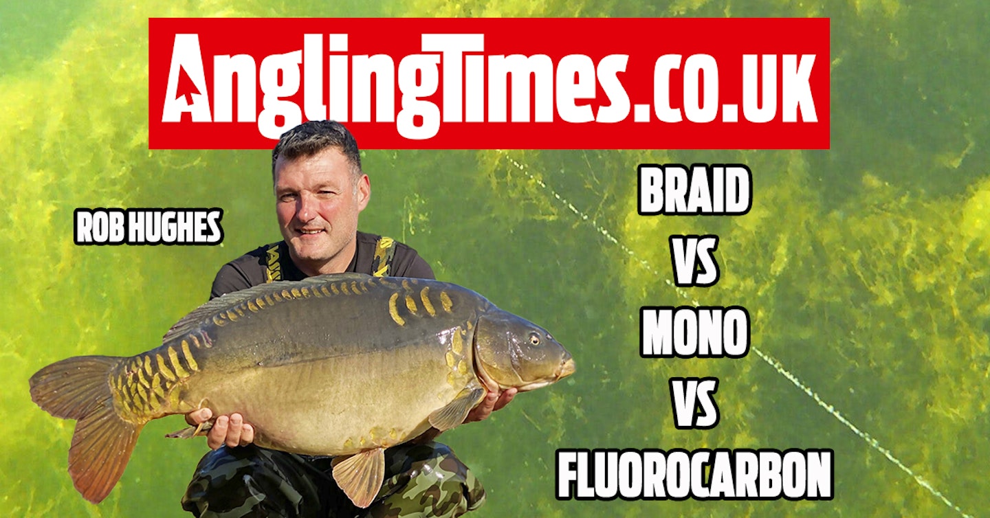 Carp Fishing Mainlines - Braid vs Mono vs Fluoro - Rob Hughes