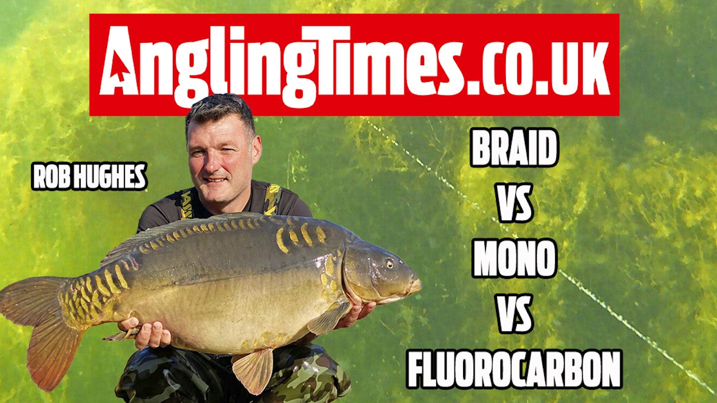 Carp Fishing Mainlines – Braid vs Mono vs Fluoro – Rob Hughes