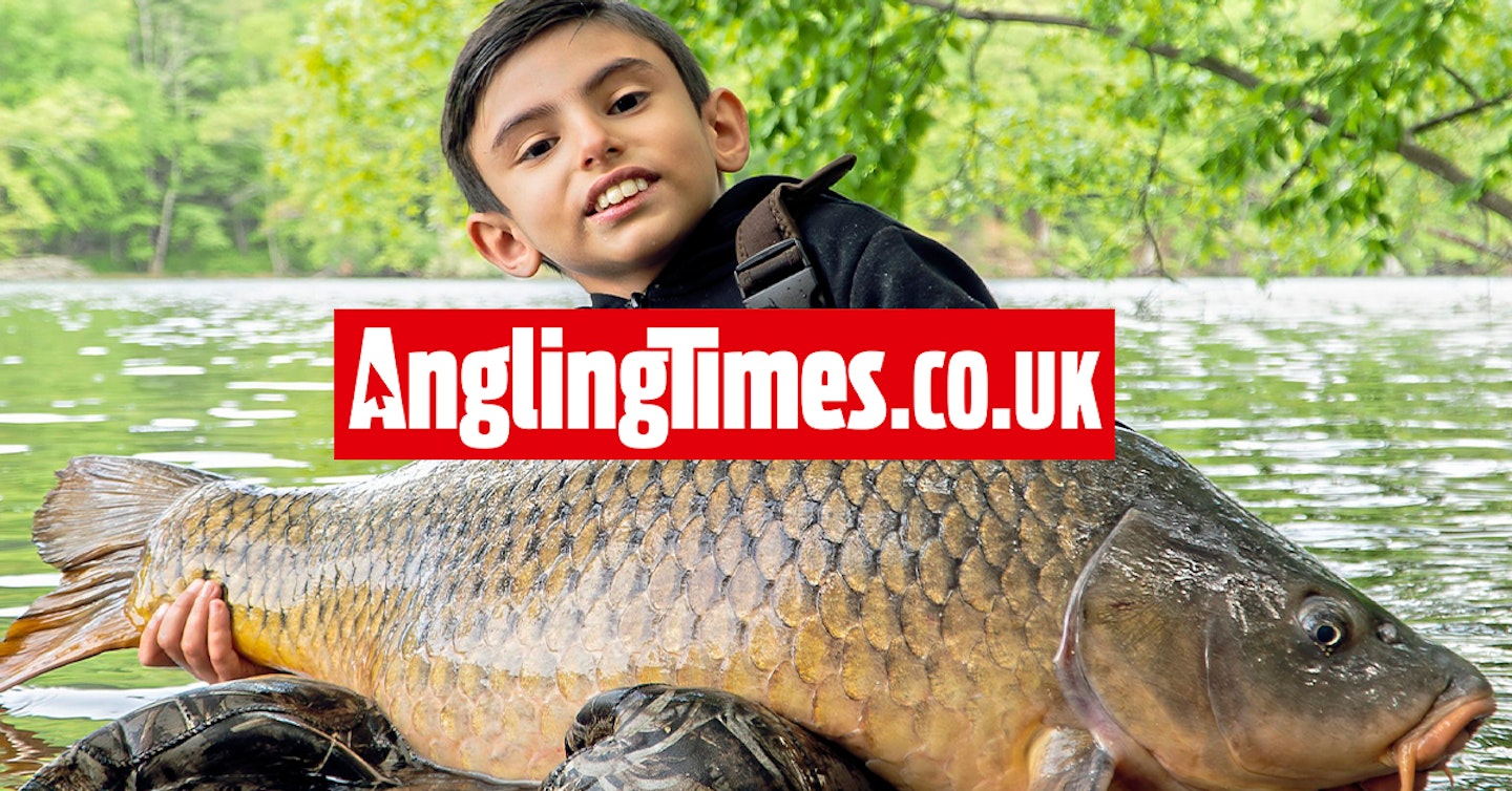 Big US common caught by youngster that 'loves carp fishing'
