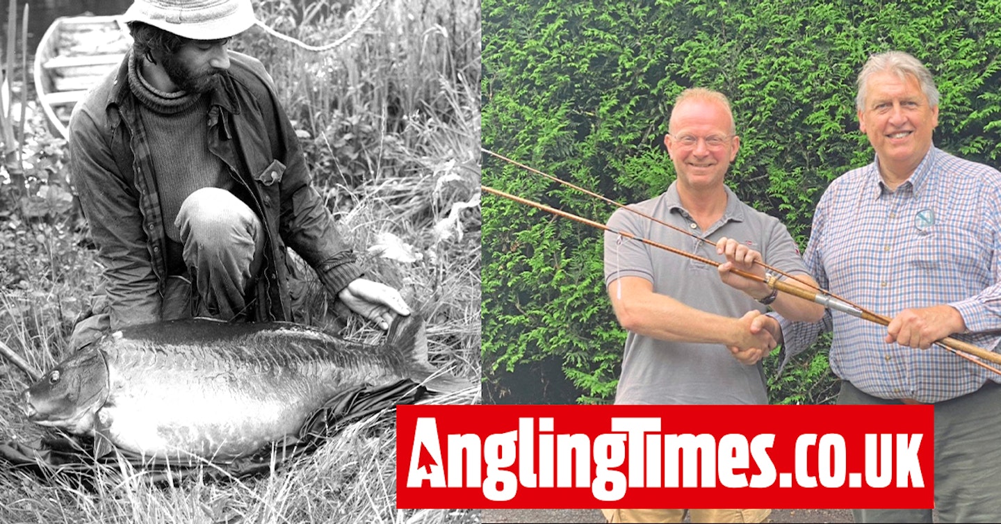 Chris Yates' British Record carp rod added to impressive historic tackle  collection