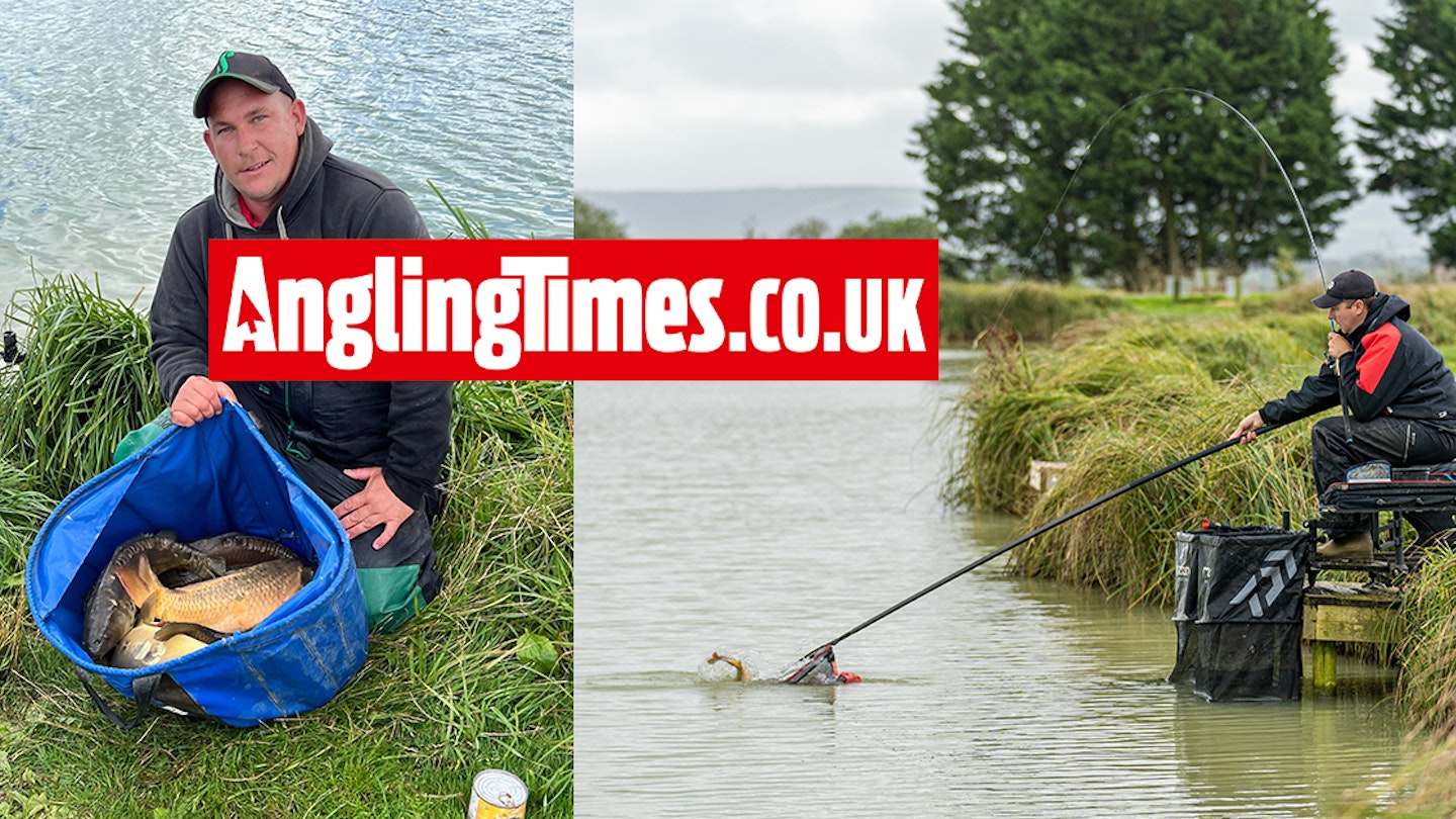 More match fishing records tumble at Todber as 980lb of carp taken in five hours