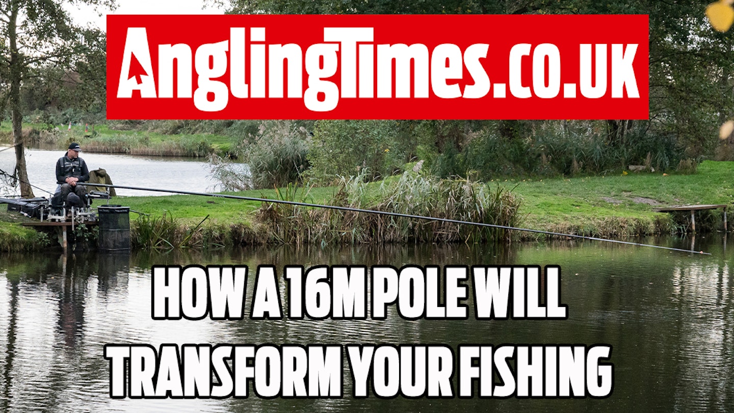 Why fishing with a 16m pole is a massive edge…