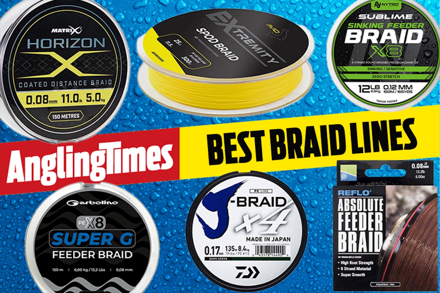 The best braided fishing line for carp fishing can be found at CV