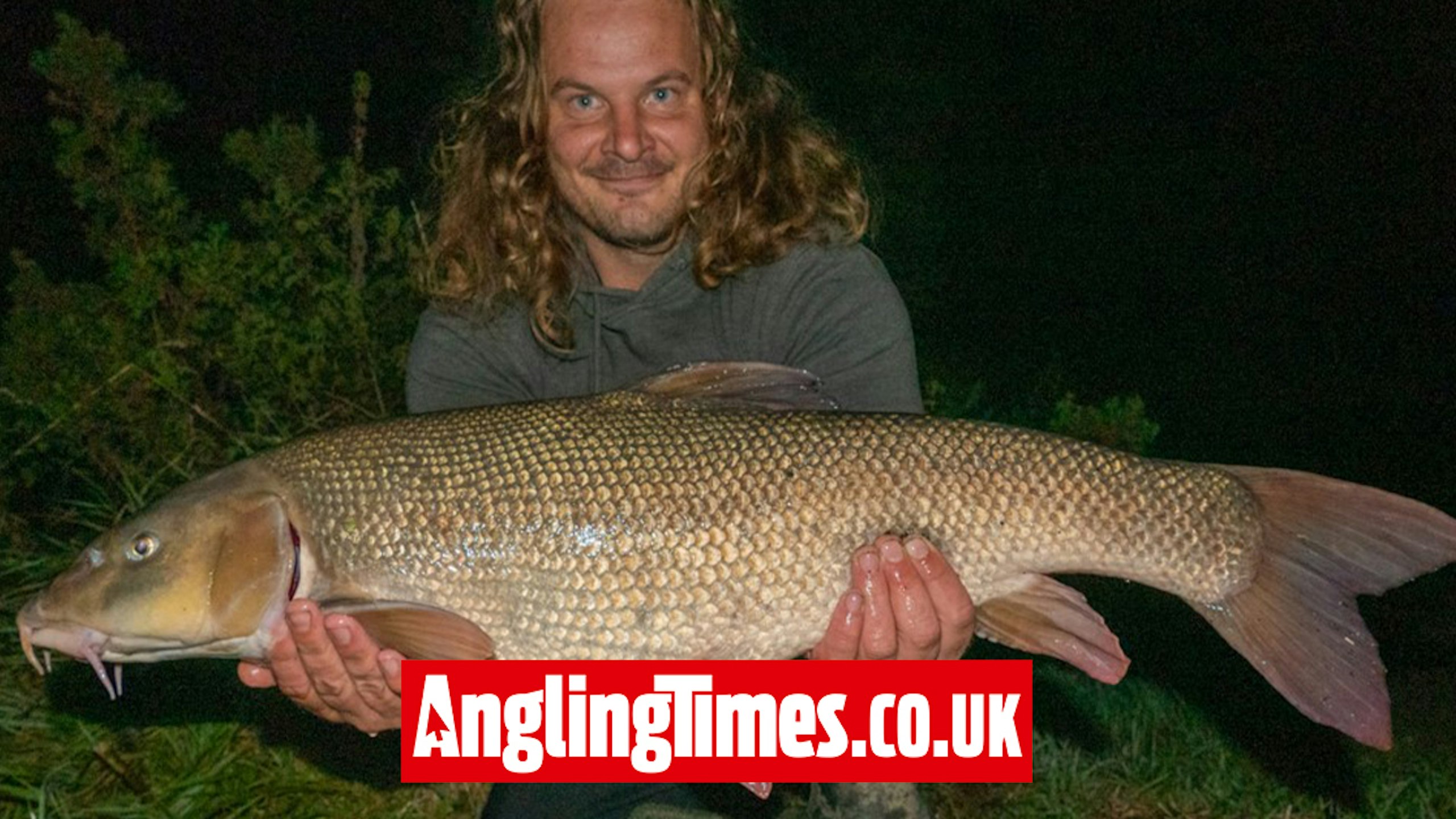 Special barbel caught from recovering river
