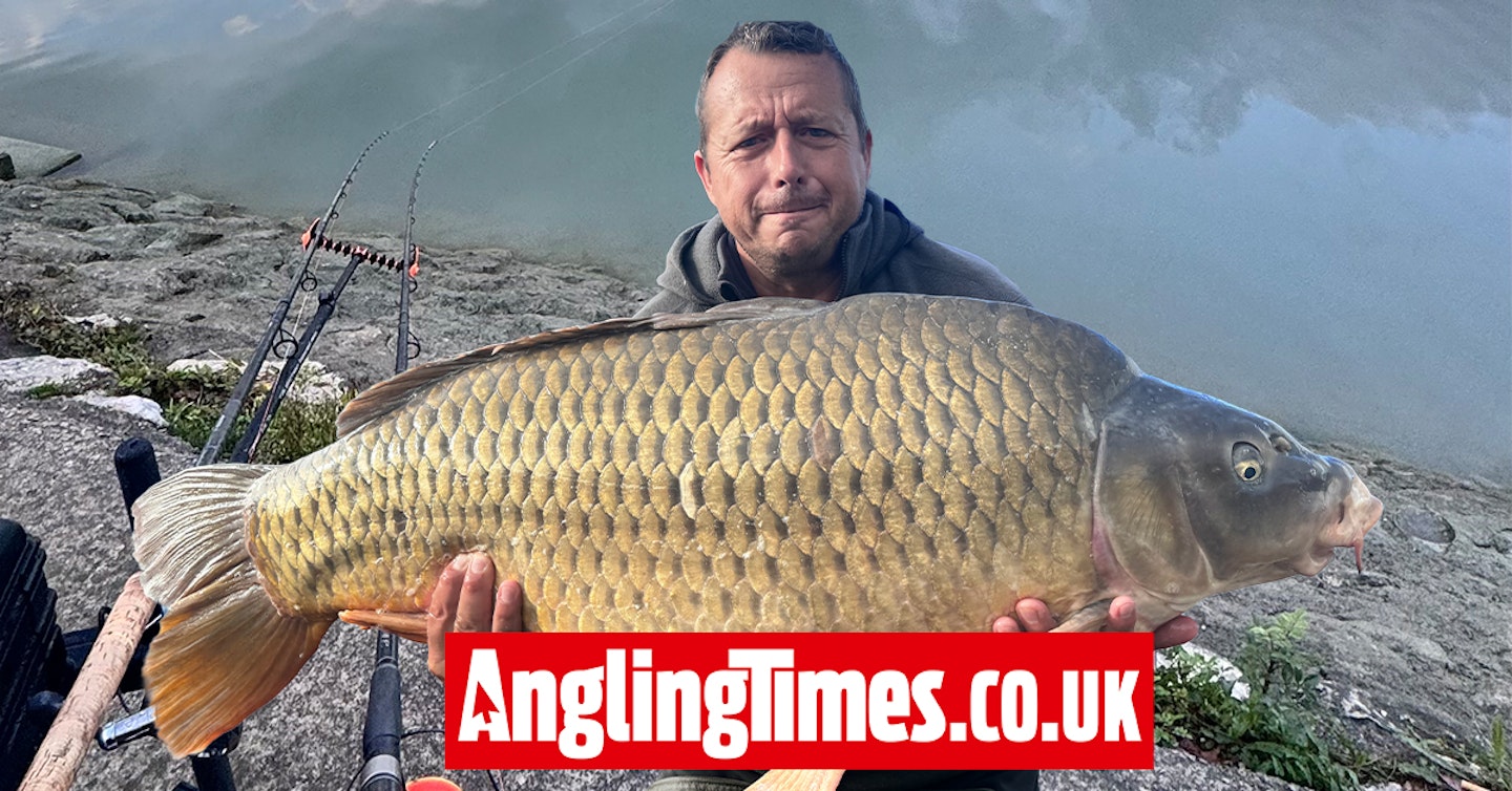 This angler caught a monster Croatian carp on match tackle