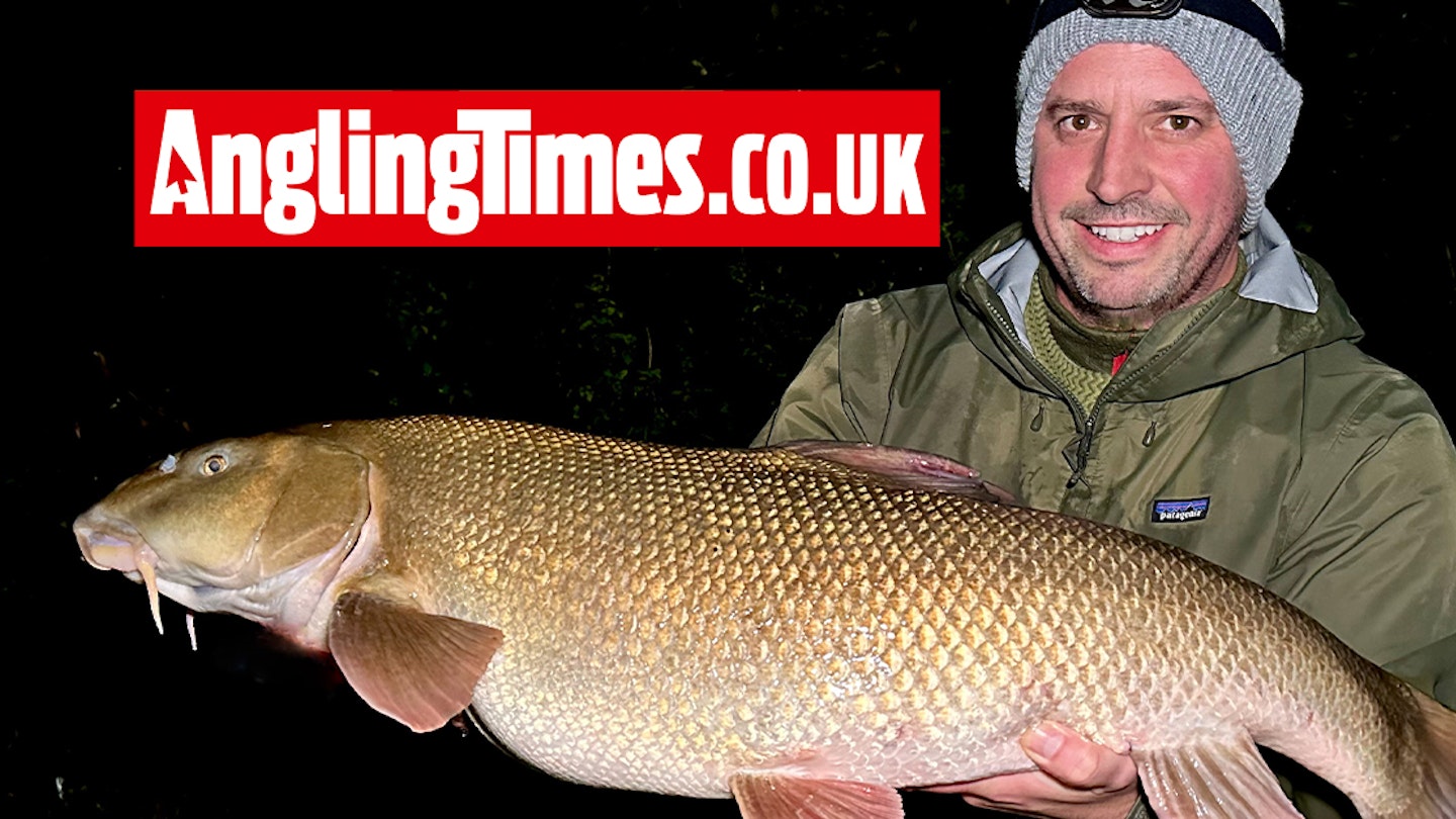 Personal best smashed with whopping Hampshire Avon barbel