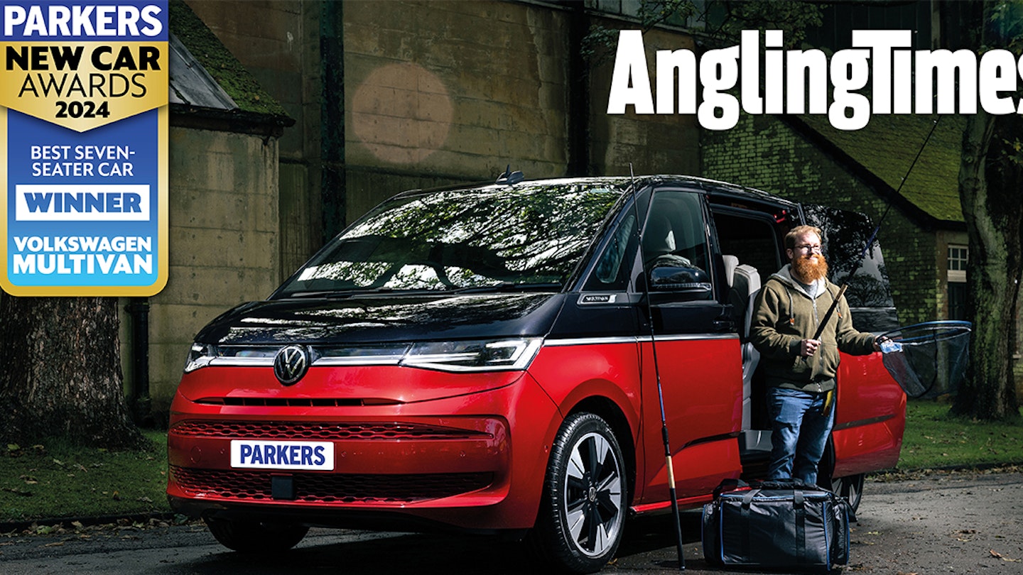 Angling Times and Parkers’ Best Seven-Seater Car award goes to the Volkswagen Multivan