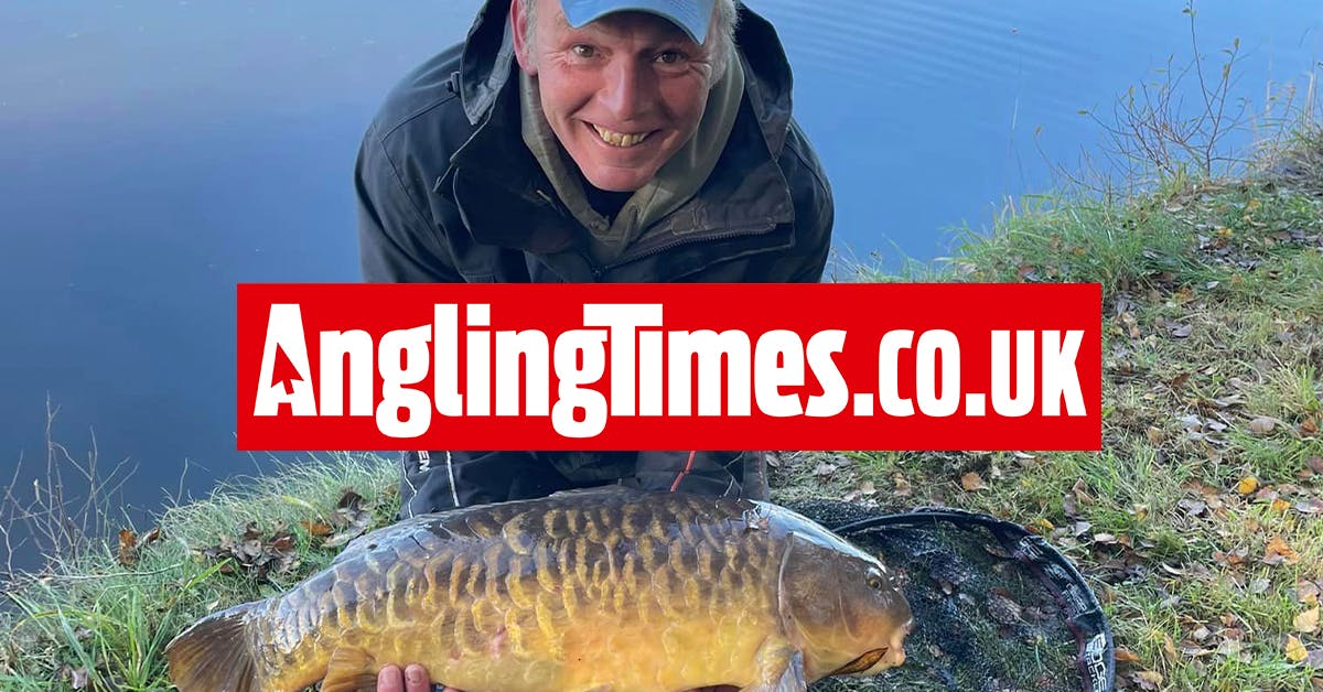 Big Canal Carp Tamed After Epic Pole Fishing Battle Angling Times   Canal Carp Pole 