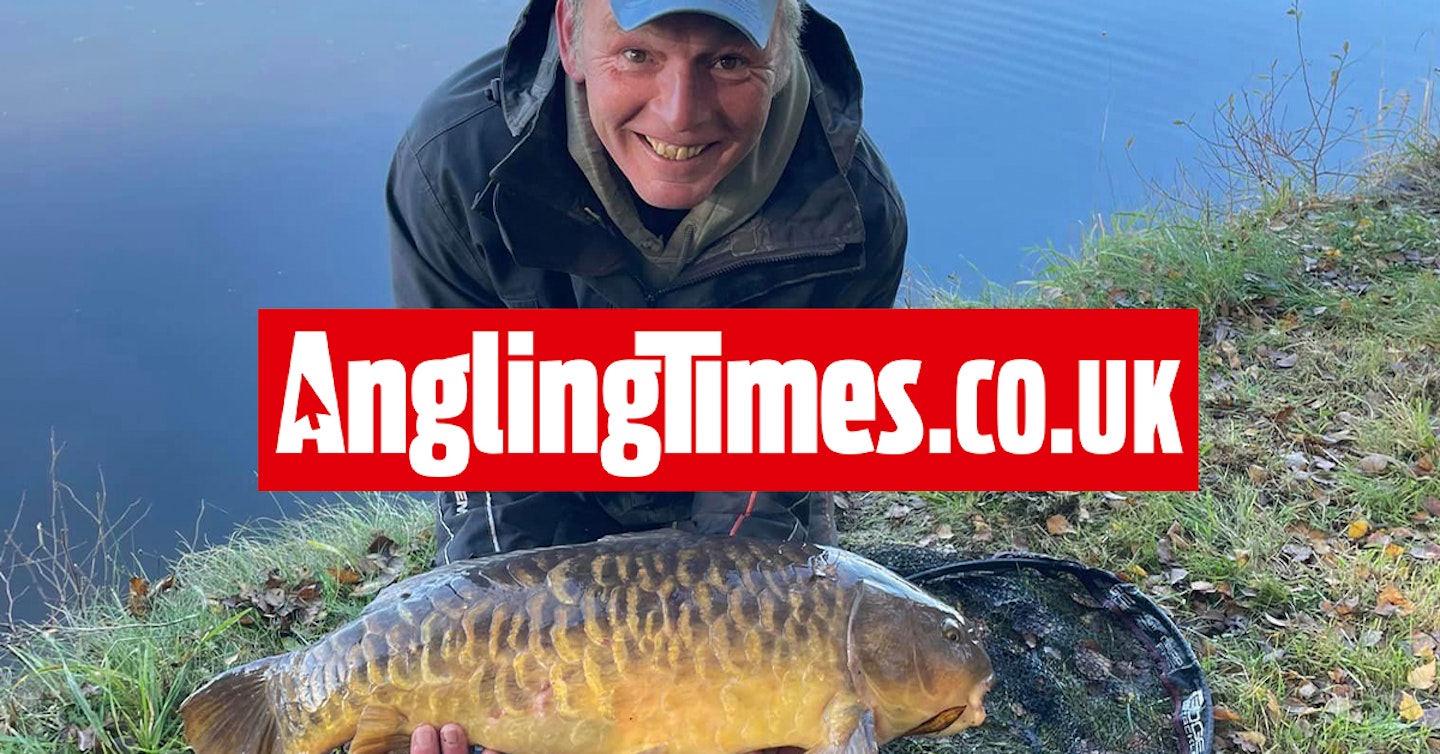 Big canal carp tamed after epic pole fishing battle