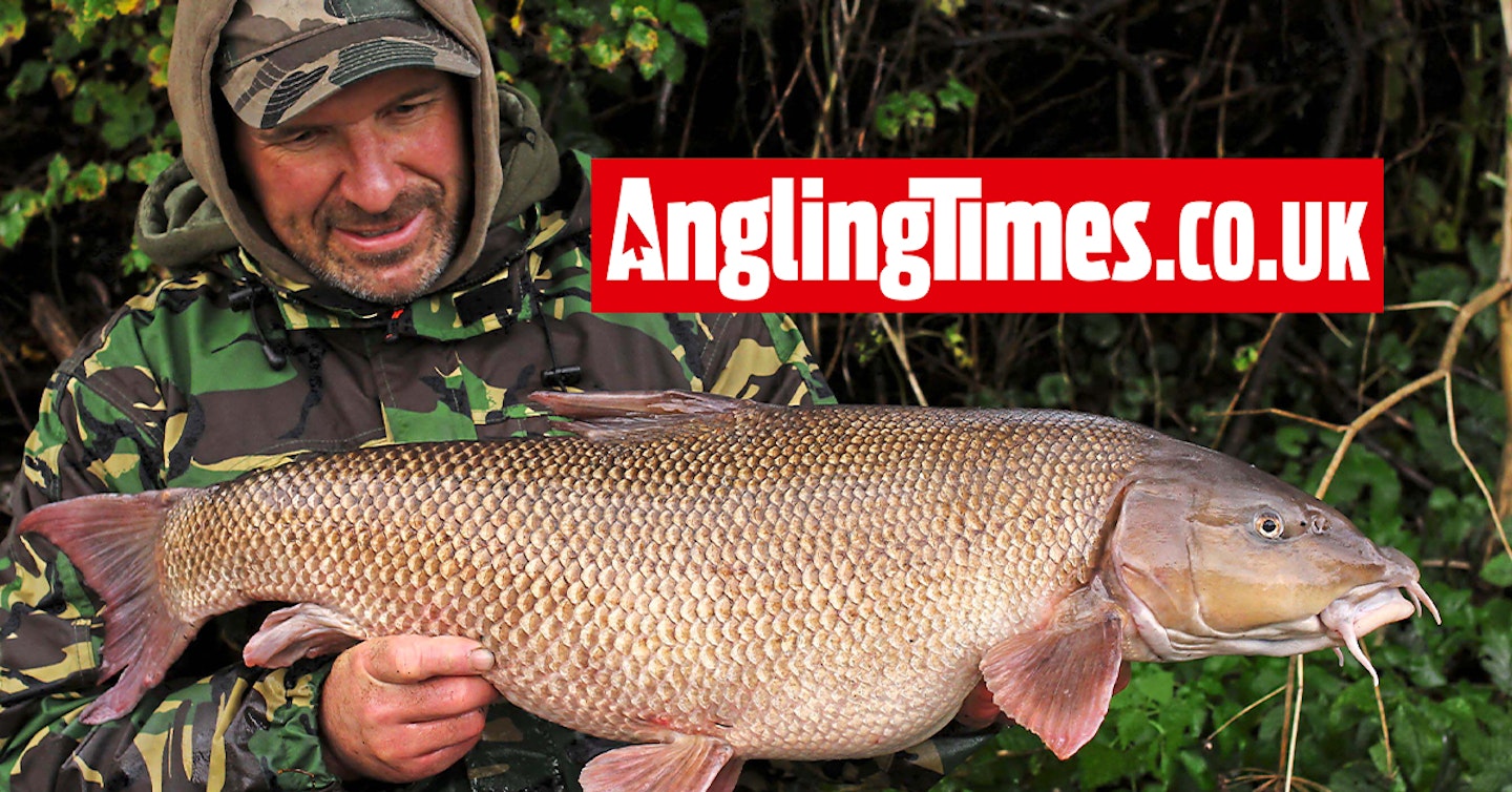 Biggest-ever barbel for two-time Drennan Cup champion