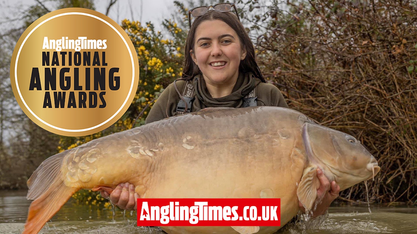 Lauren Stanford voted ‘Carp Angler of the Year’ in the 2023 National Angling Awards