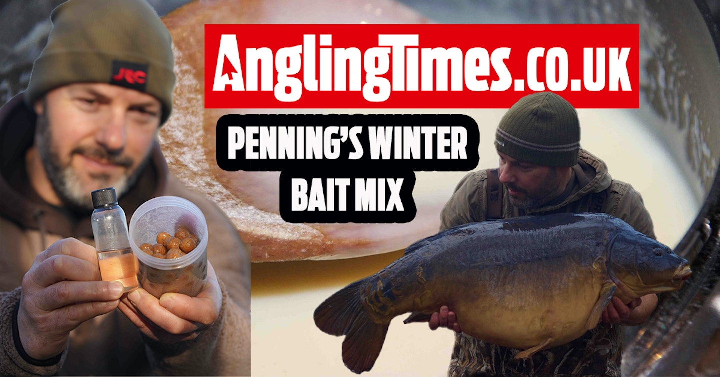 Adam Penning's 'magic alcohol bait mix' for winter carp fishing