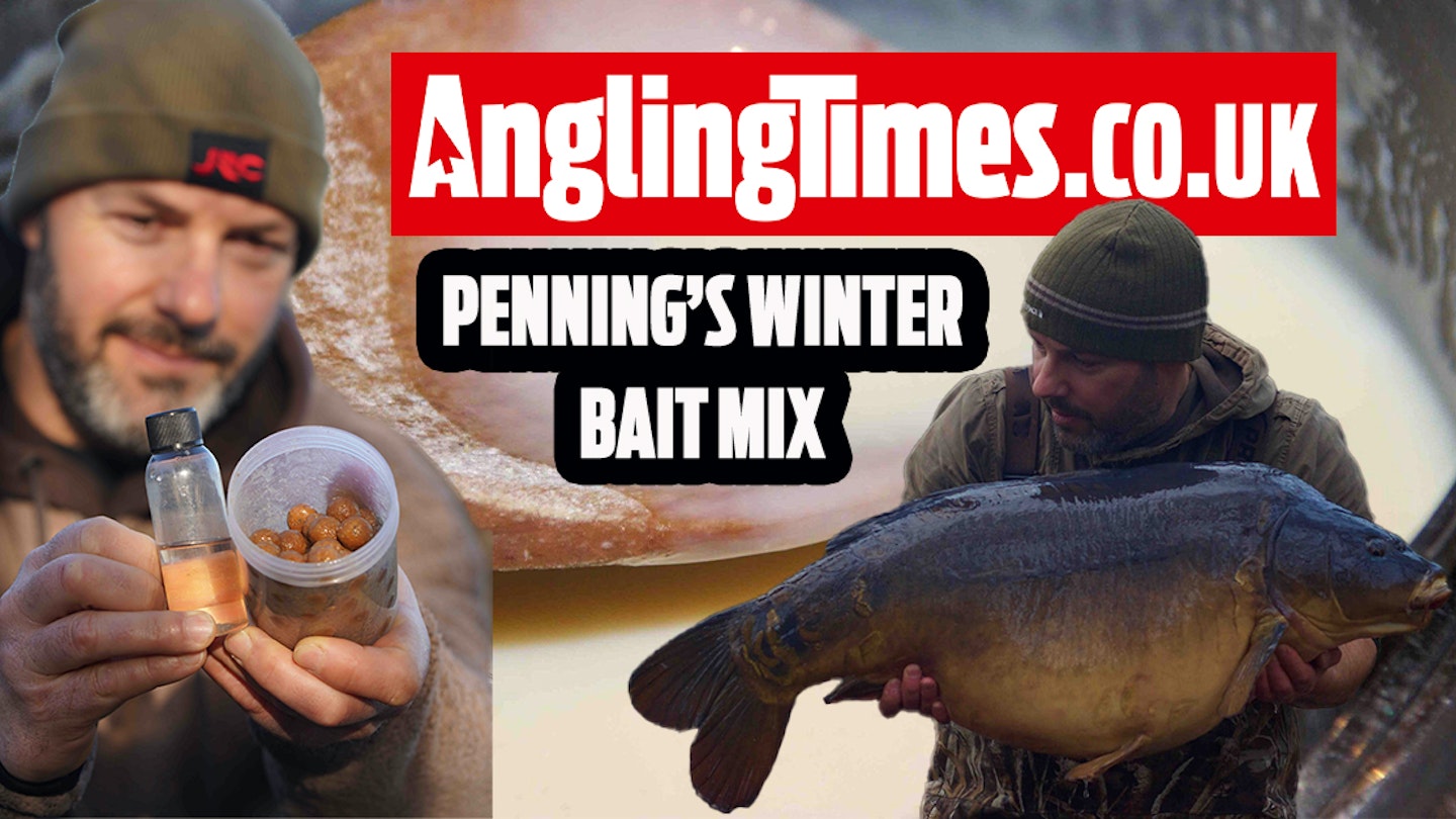 Adam Penning’s ‘magic alcohol bait mix’ for winter carp fishing