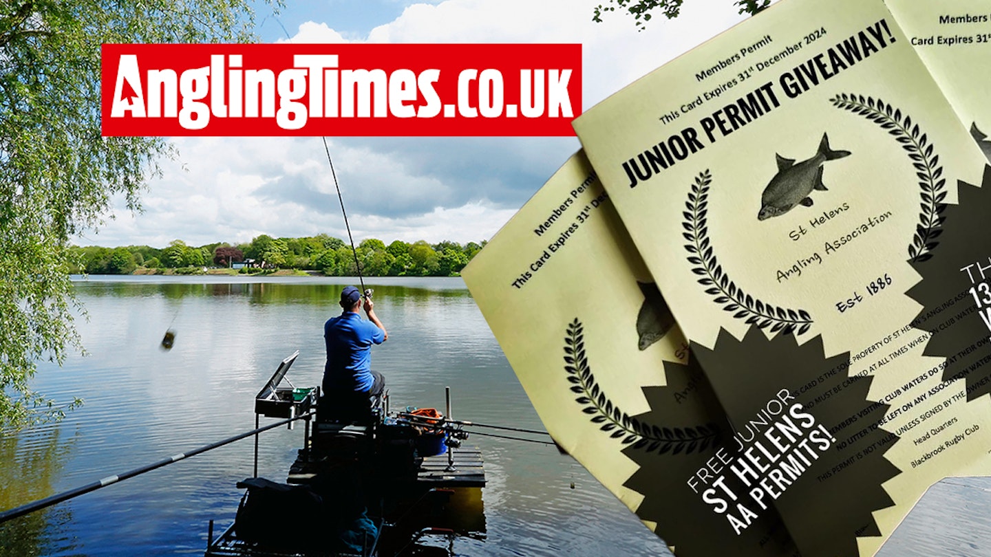 Tackle shop buys 136 junior angling club permits to hand out for free