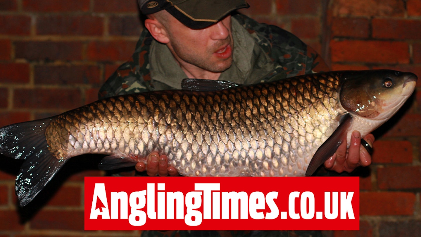 Surprise river grass carp caught ‘off the top’ at night
