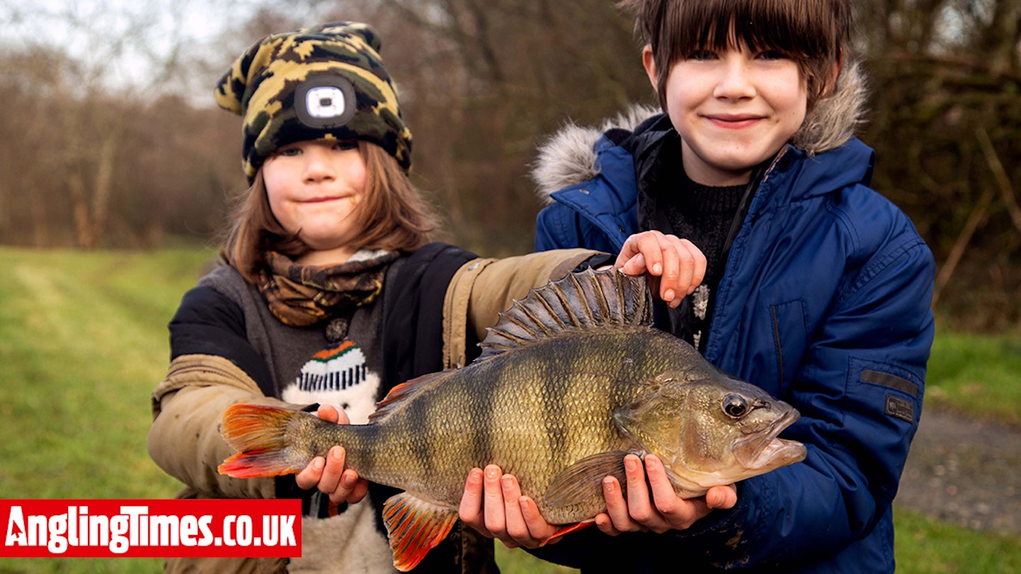 Six-year-old schoolboy banks sublime perch on family fishing trip