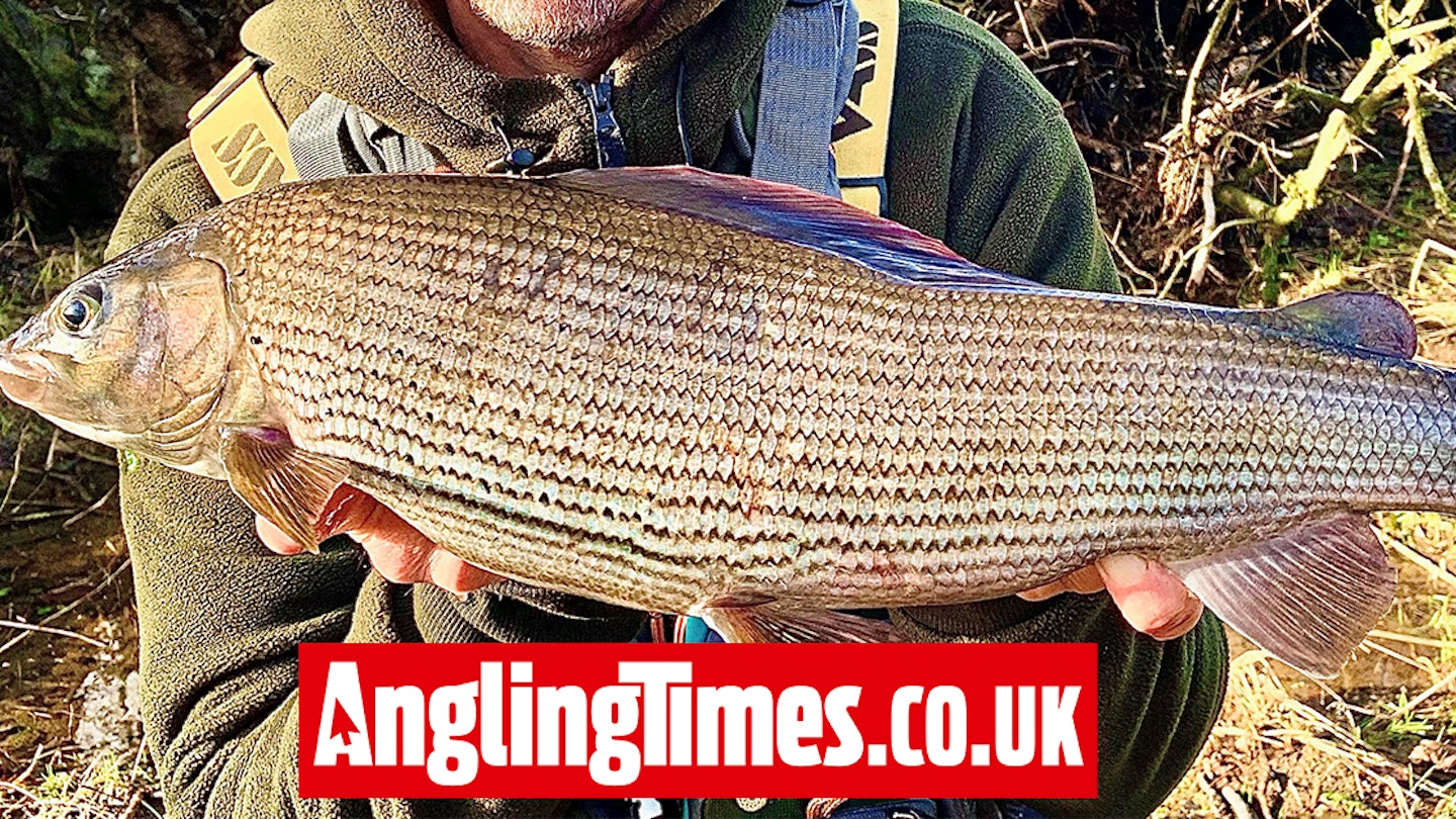Superb personal best grayling is 55cm long! | Angling Times