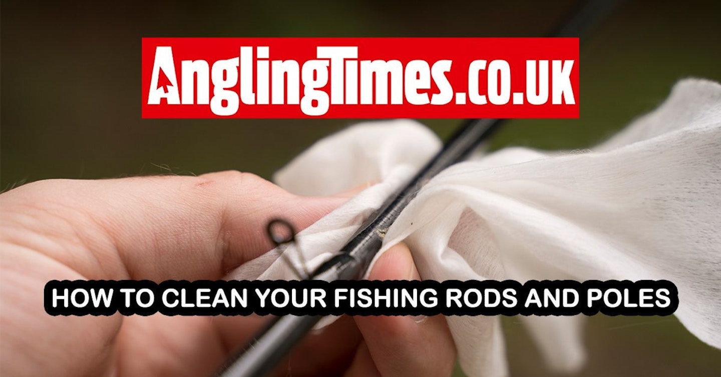 How to clean your fishing rods and poles