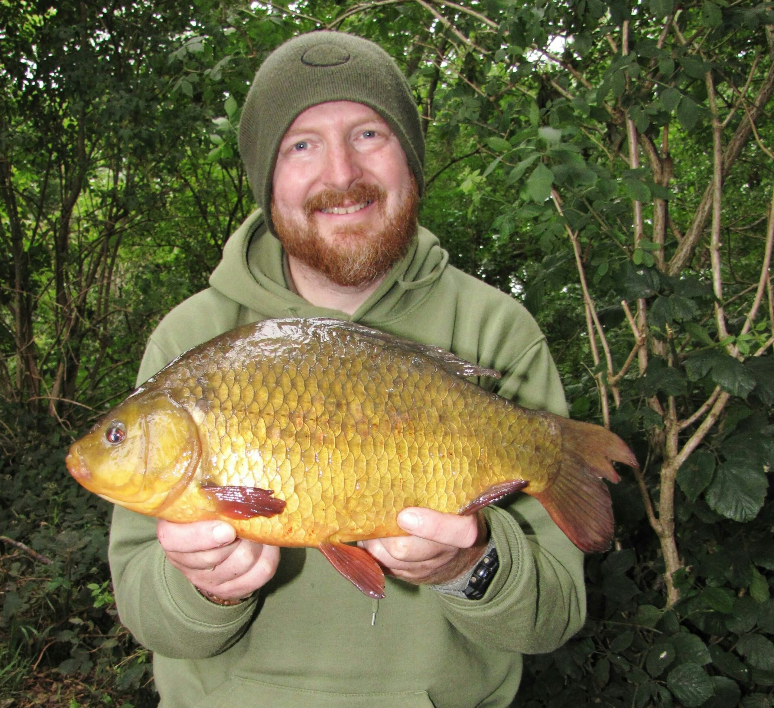 A near 4lb crucian for Mike Lyddon, one of many that Marsh Farm has produced.