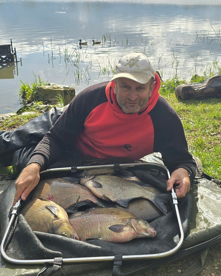 Steve Ringer with part of his 100lb haul.