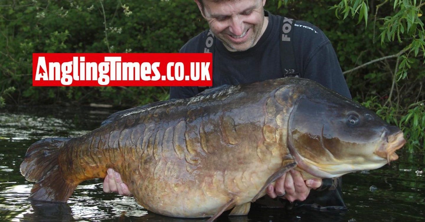 50-year-old carp ‘The Croc’ banked