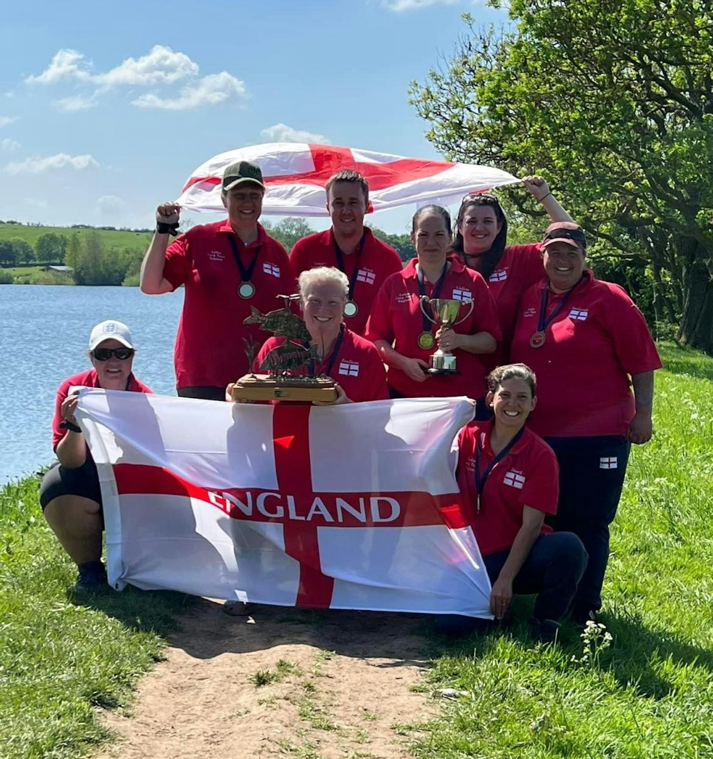 The successful England team