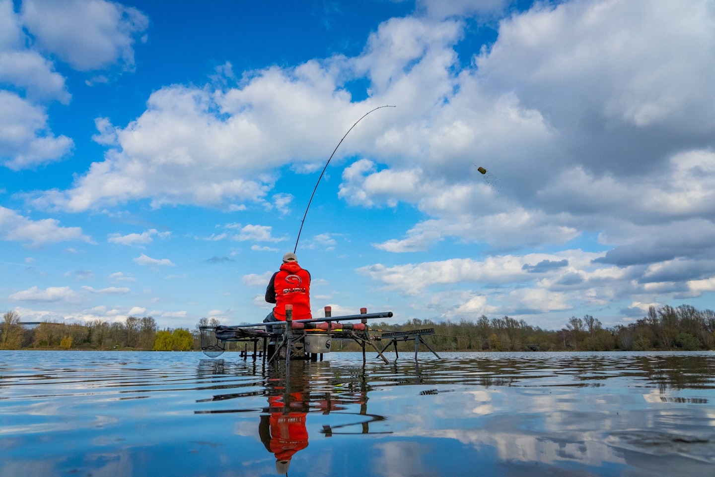 Baiting up is a crucial skill for successful bream fishing.