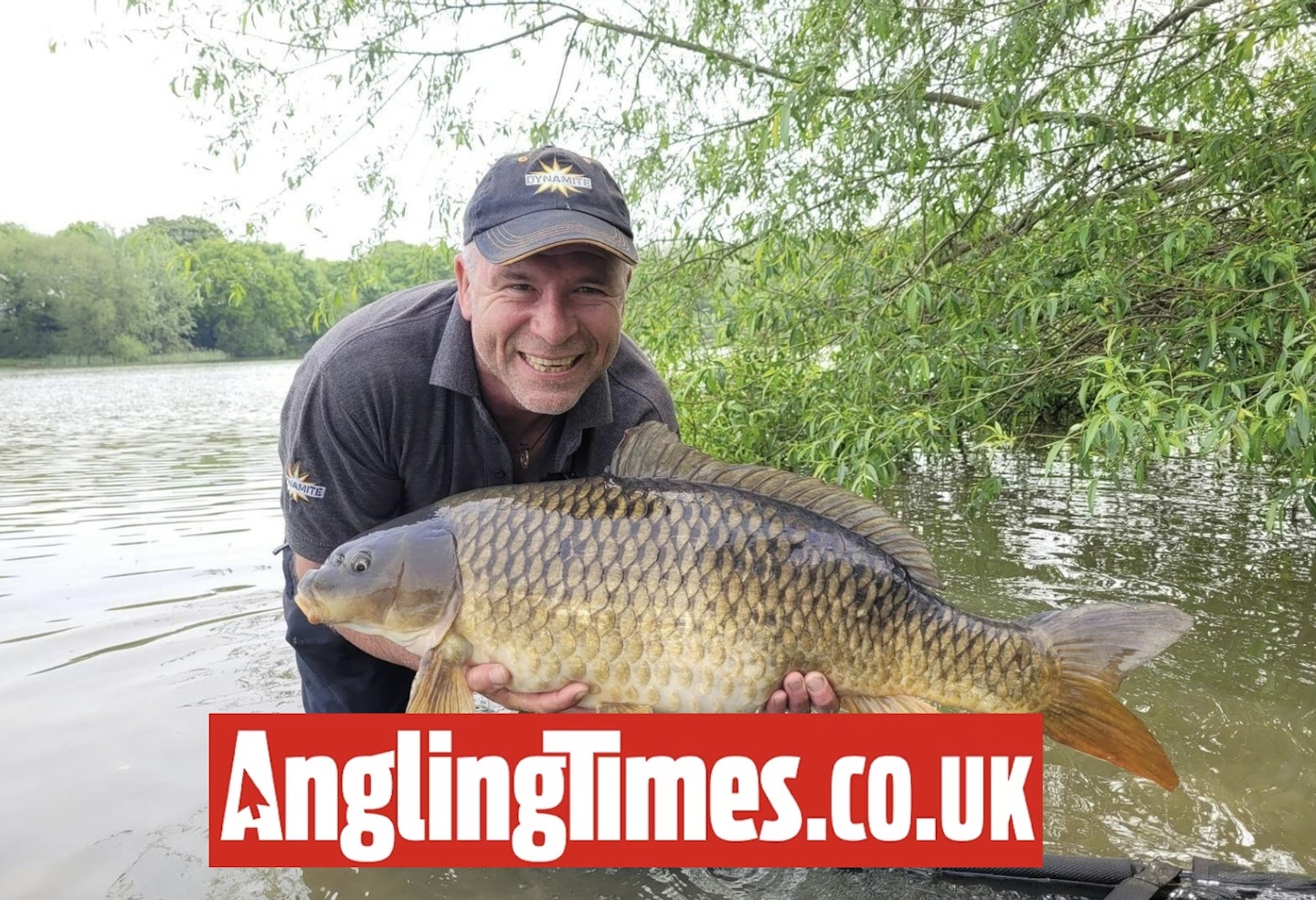 Nick Speed bags enormous carp on first cast of the day!
