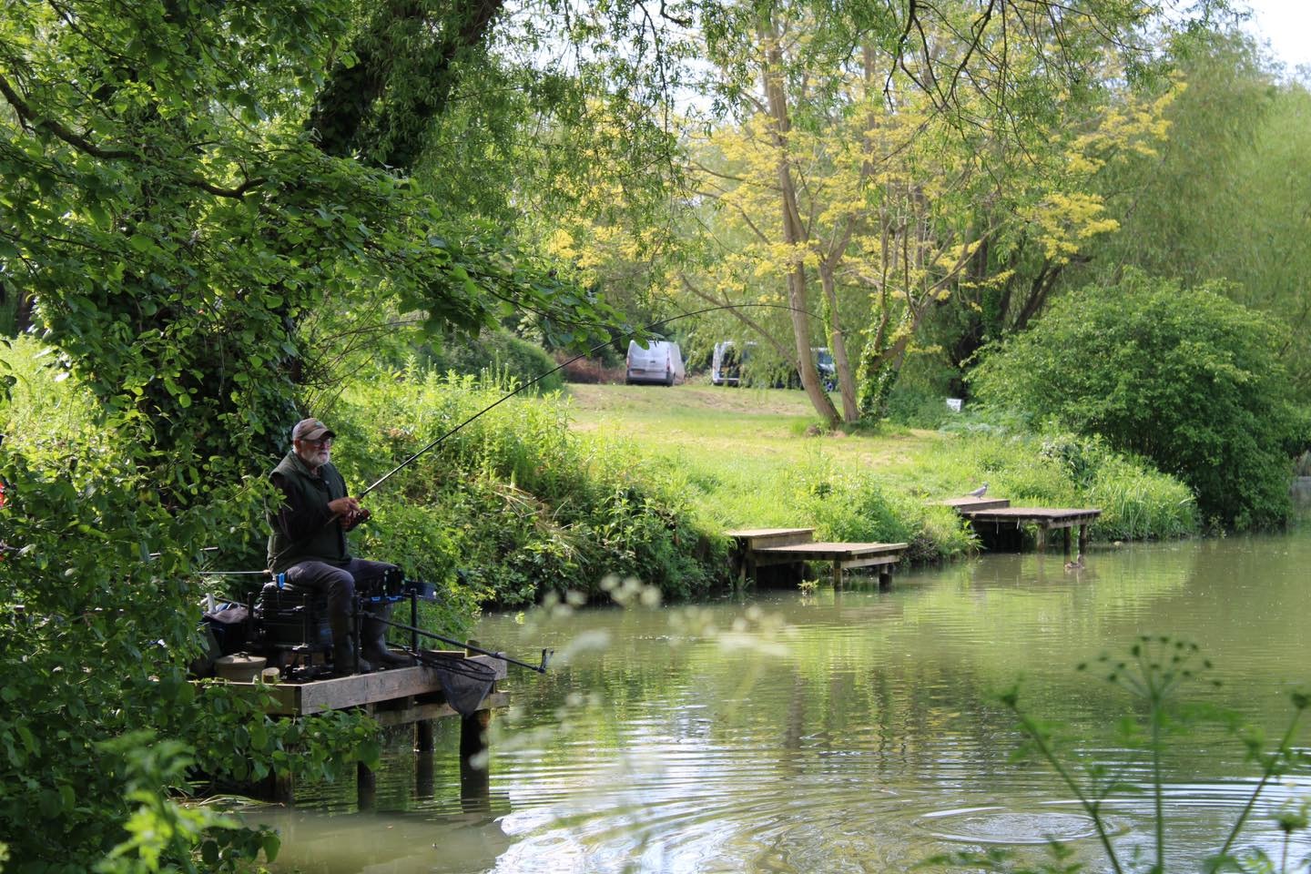 There are always fish to be caught at the stunning Viaduct Fishery!