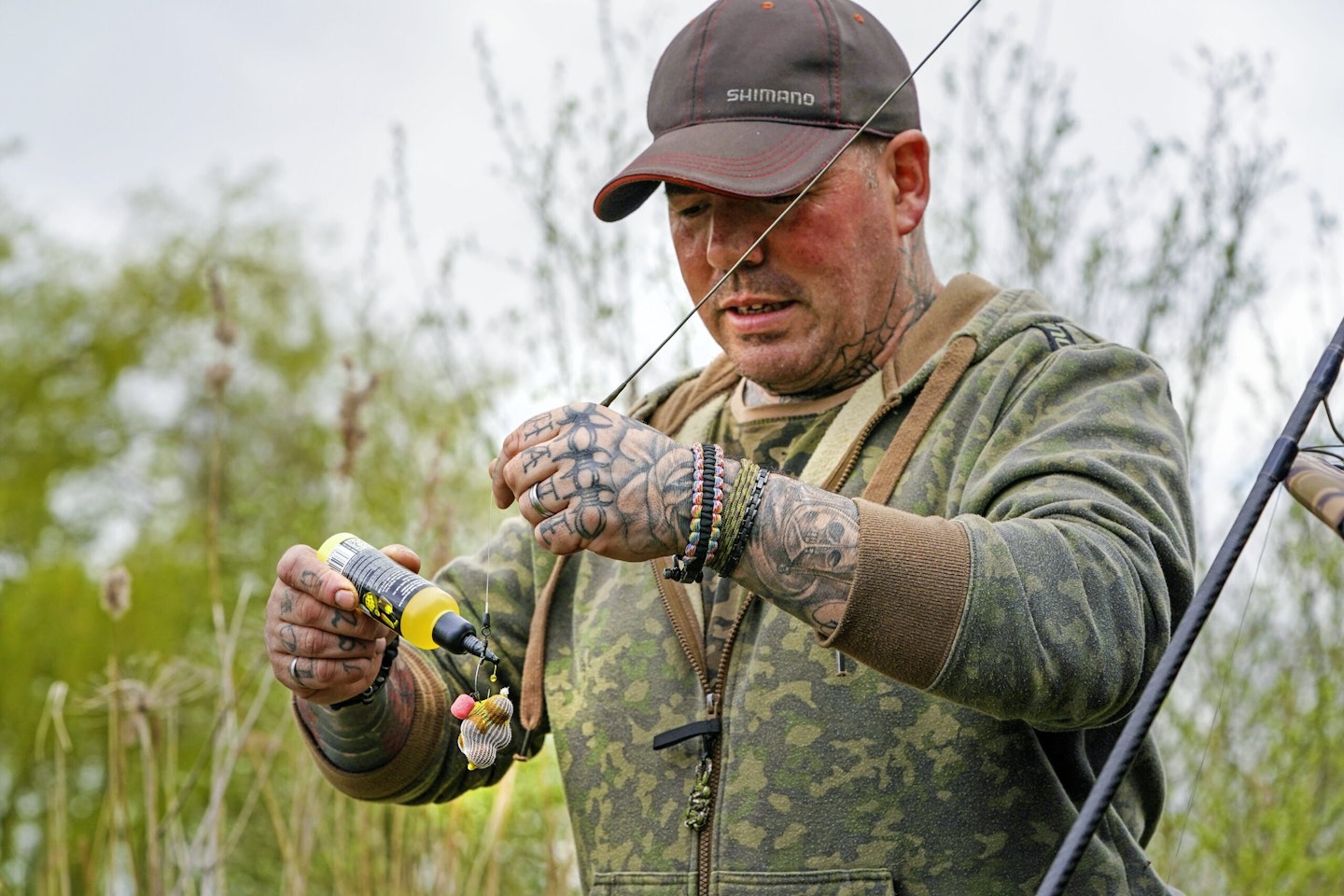 Ricky Mcgee has total confidence in using PVA for his carp fishing.