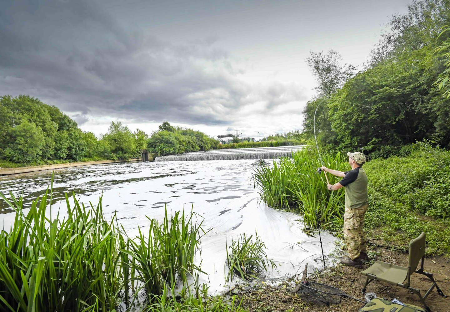 We all love our river fishing but it pays to stay cautious with high pollution levels.