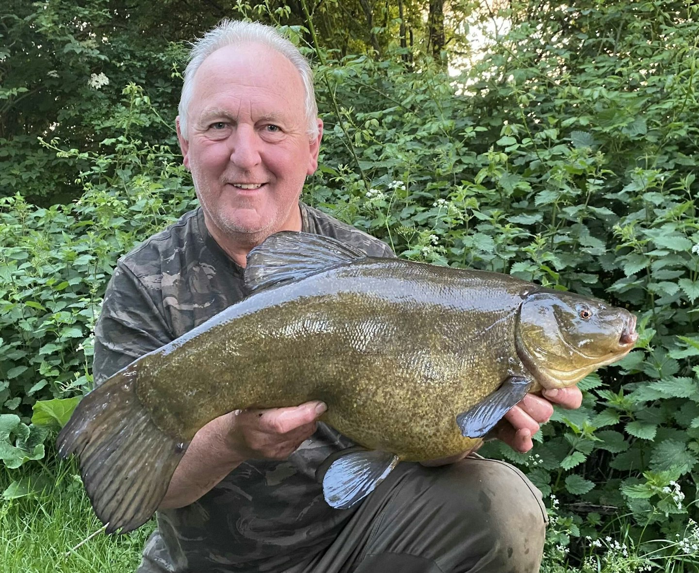 An amazing example of a double figure tench.