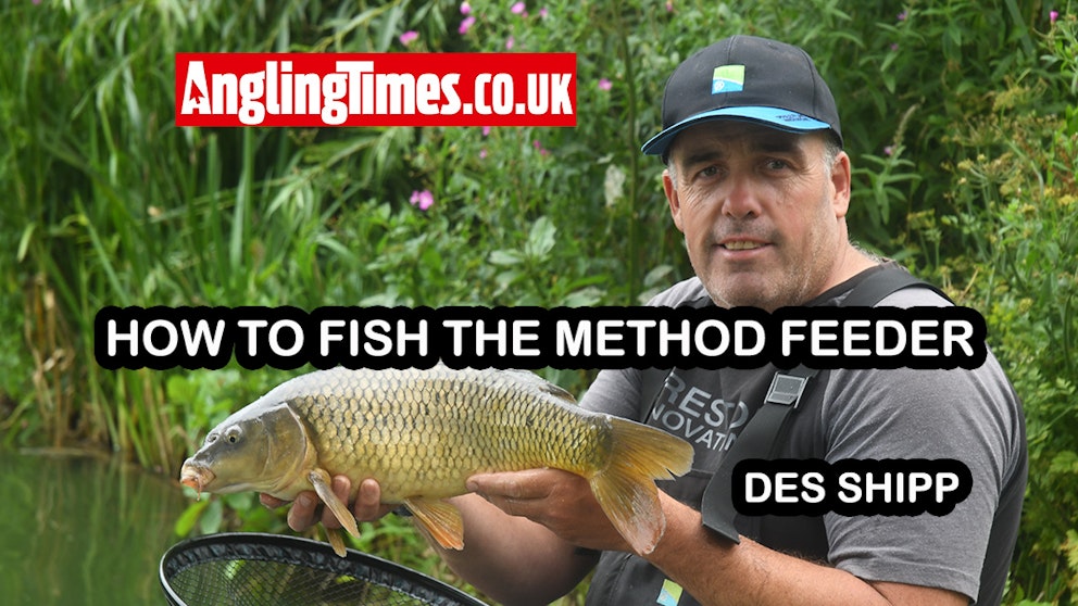 Method feeder fishing for carp on commercials | Des Shipp | Angling Times