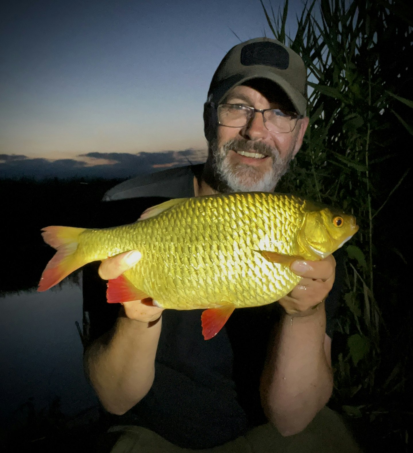 Alistair Galbraith with his stunning 3lb 4oz fish.