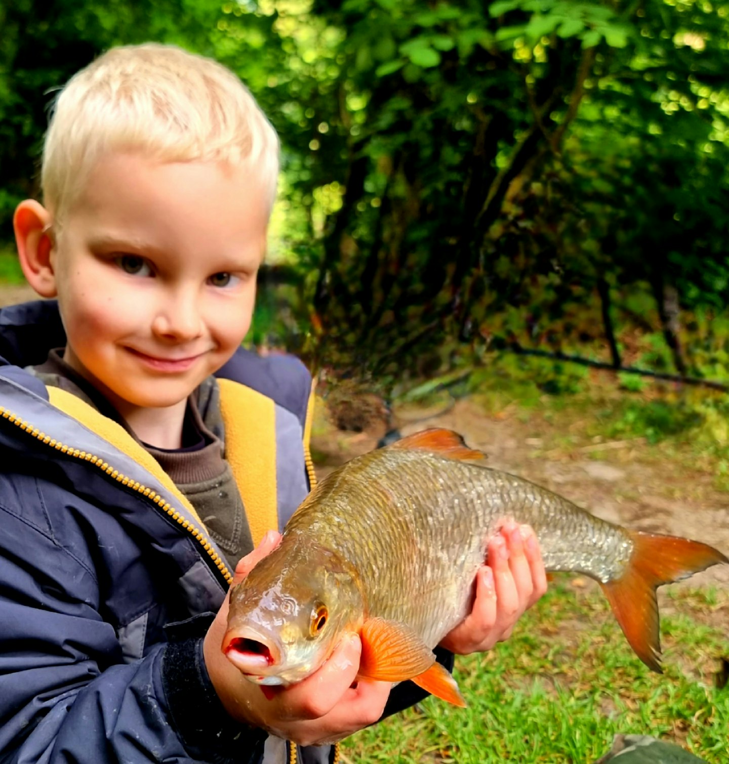 At 6-years-old Finley is the envy of a lot of anglers